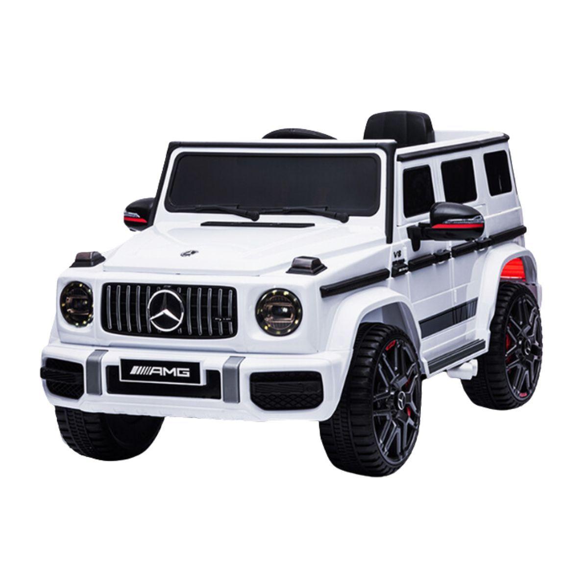 Auto Eléctrico Mercedes Benz AMG Clase G- Blanco-0