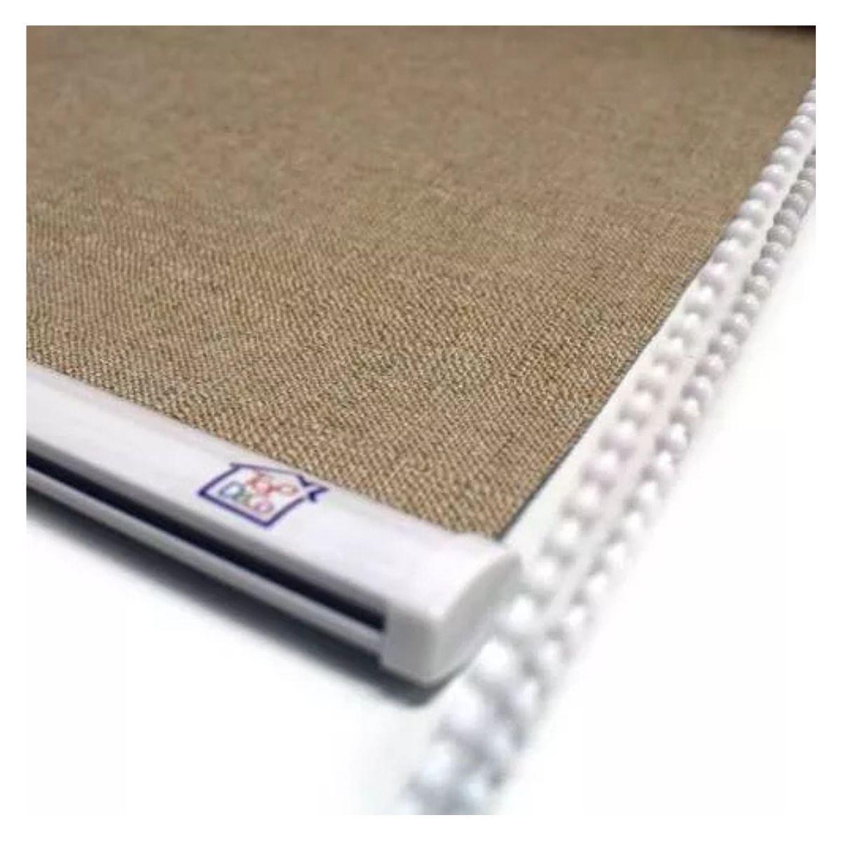 Cortina Roller Blackout Textura 90x240cm - Café-2