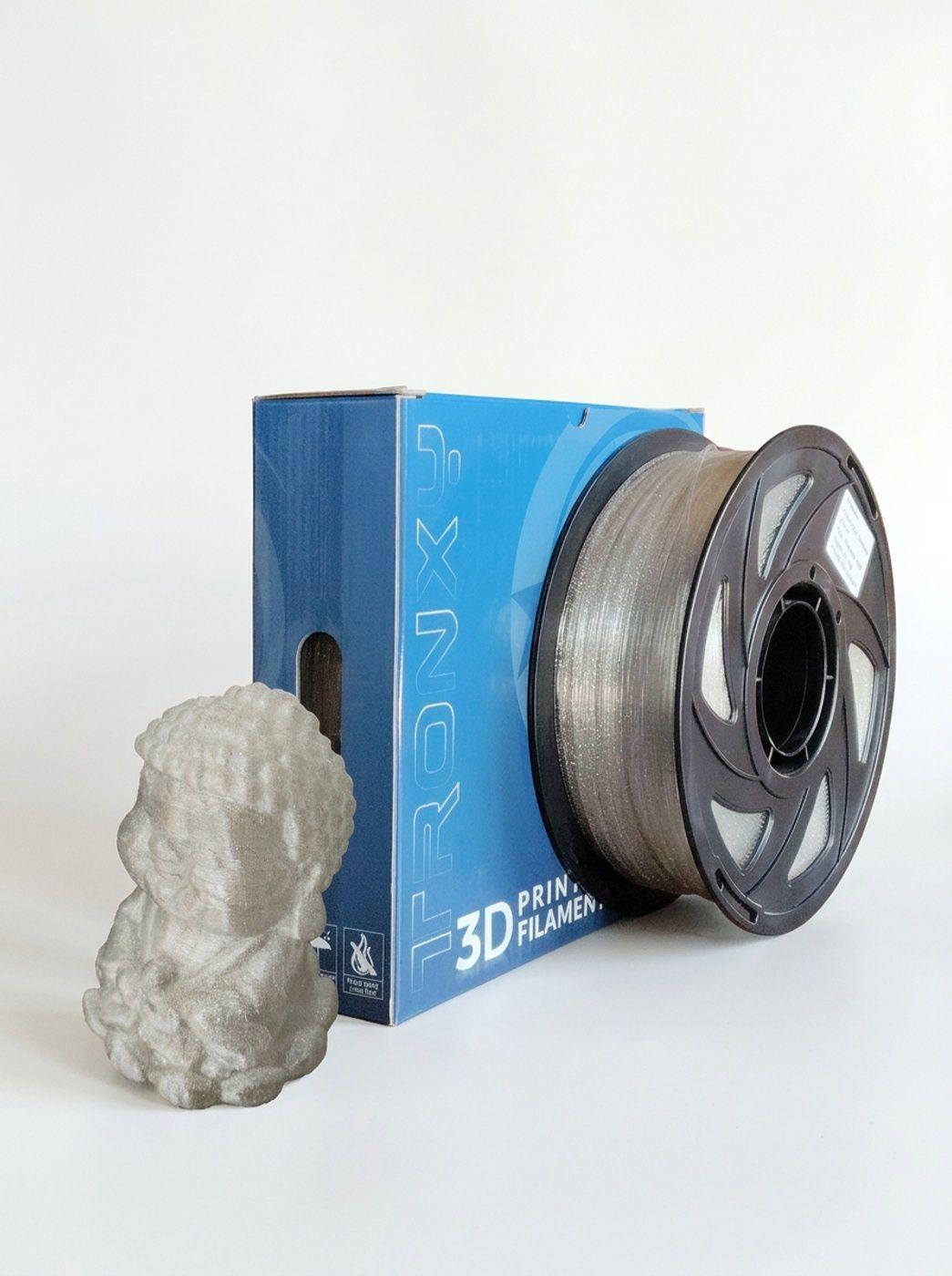 Filamento Tronxy Pla Twinking Transparente-2