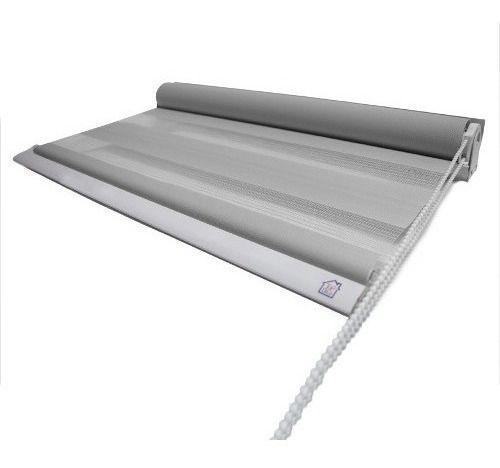 Cortina Roller Zebra 220x240cm Color Gris,-1