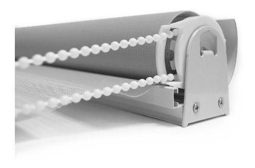 Cortina Roller Zebra 220x240cm Color Gris,-2