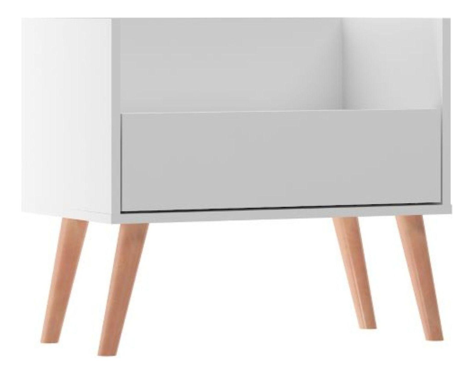 Arrimo Multiuso, Velador, 1 Cajon, Blanco / 659.91-2