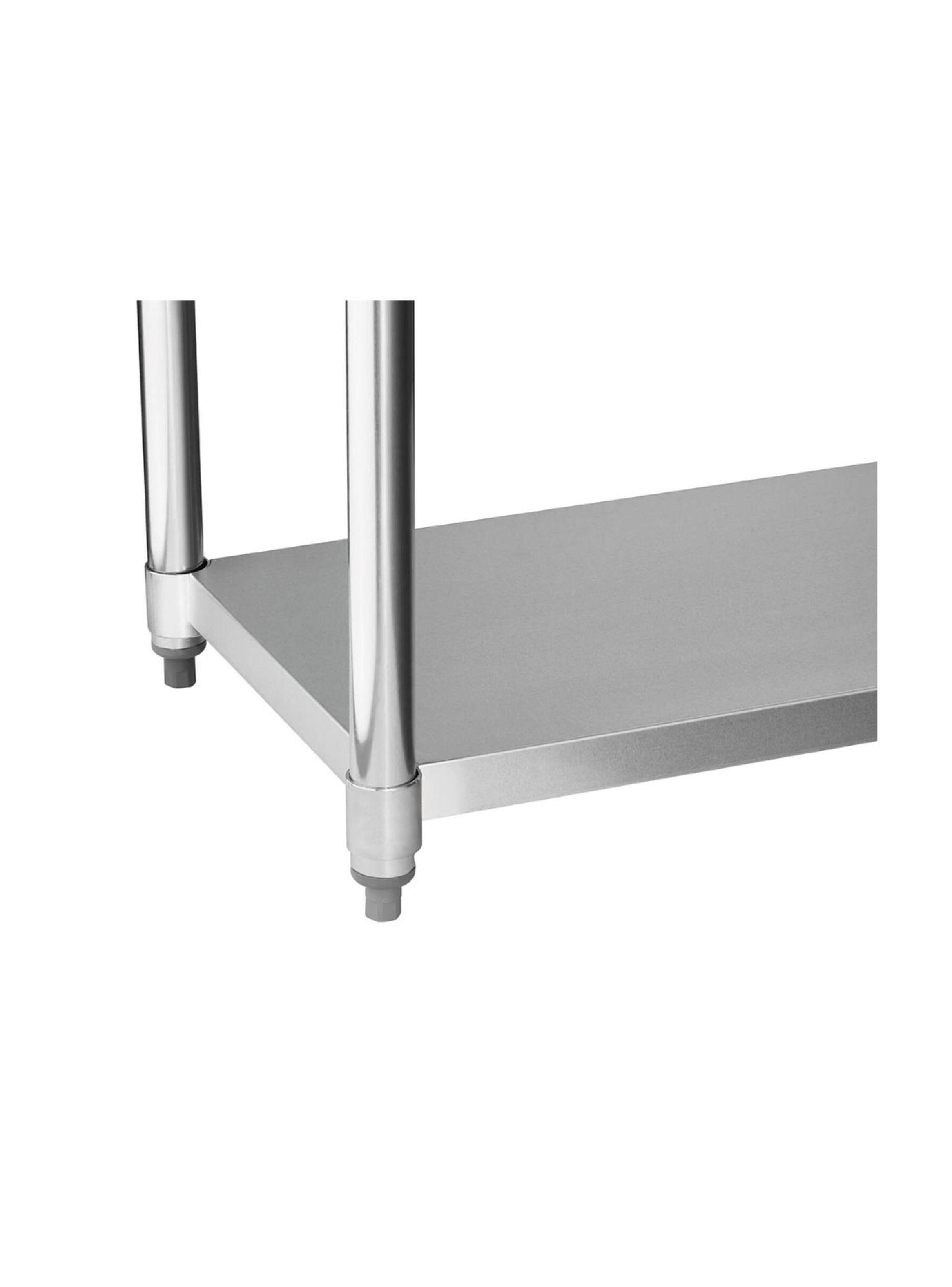 Mesón Mural De Acero Inox 120cm Negocio BOZZO-3
