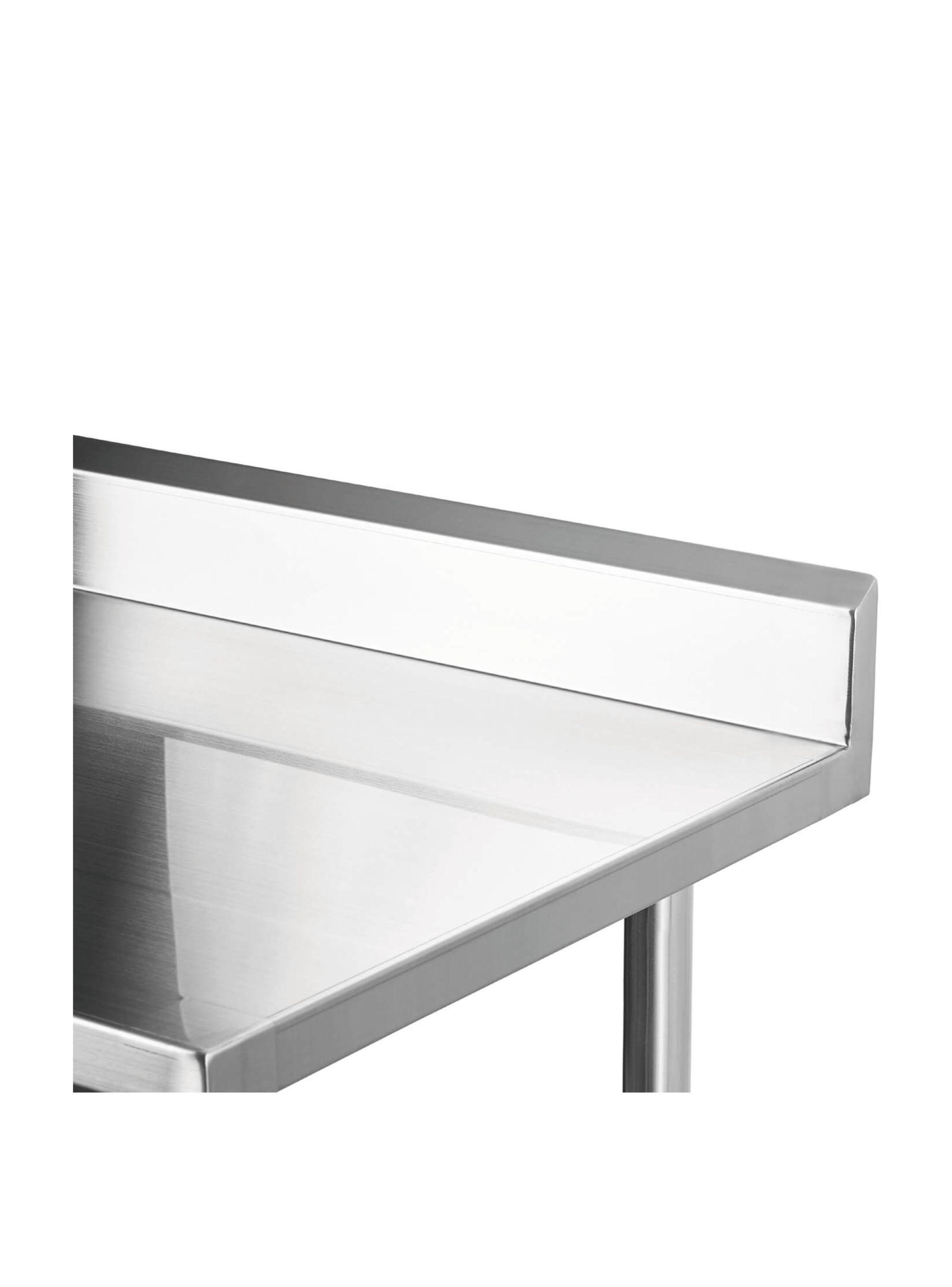 Mesón Mural De Acero Inox 120cm Negocio BOZZO-4