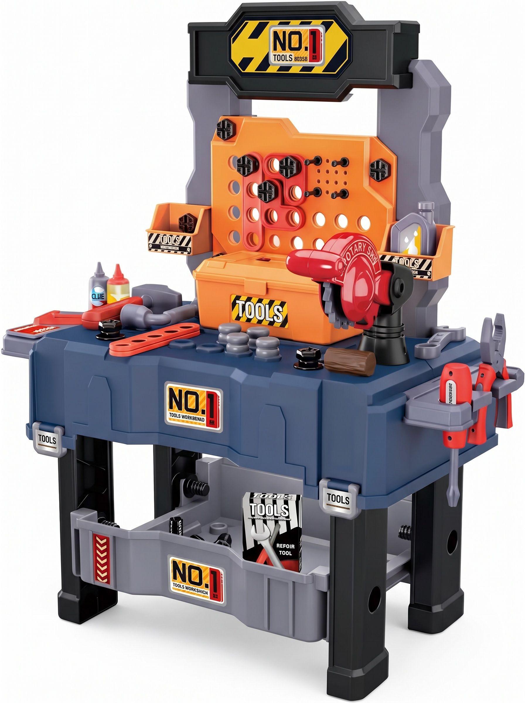 Juego Mesa de Herramientas Kids Tool 78 Psc- 8802-1