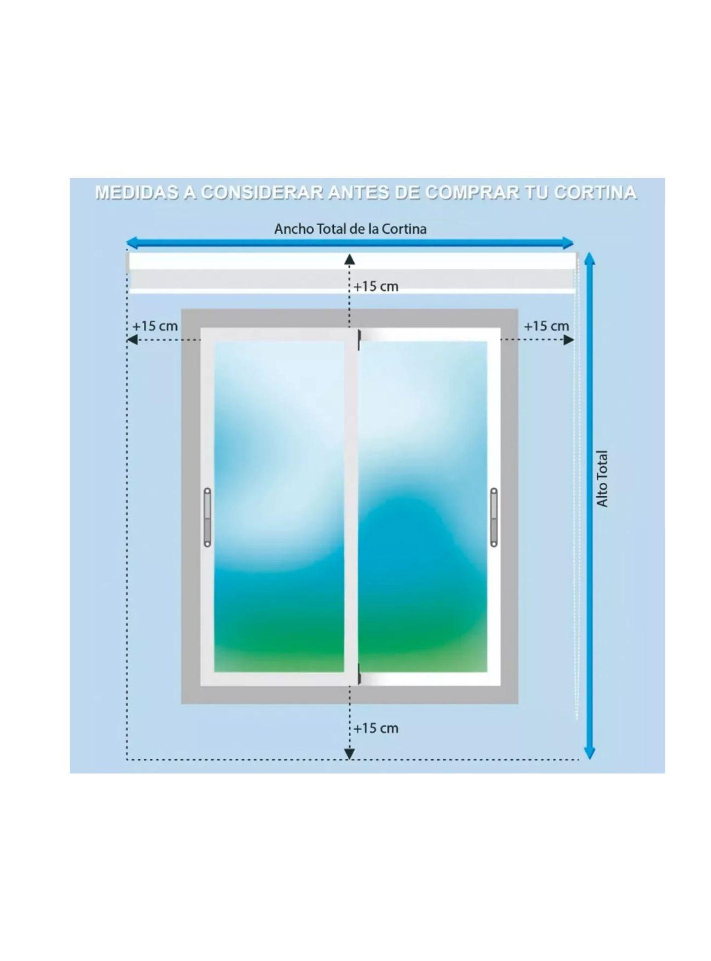 Cortina Roller Sunscreen 150x240cm Color Blanco,-5