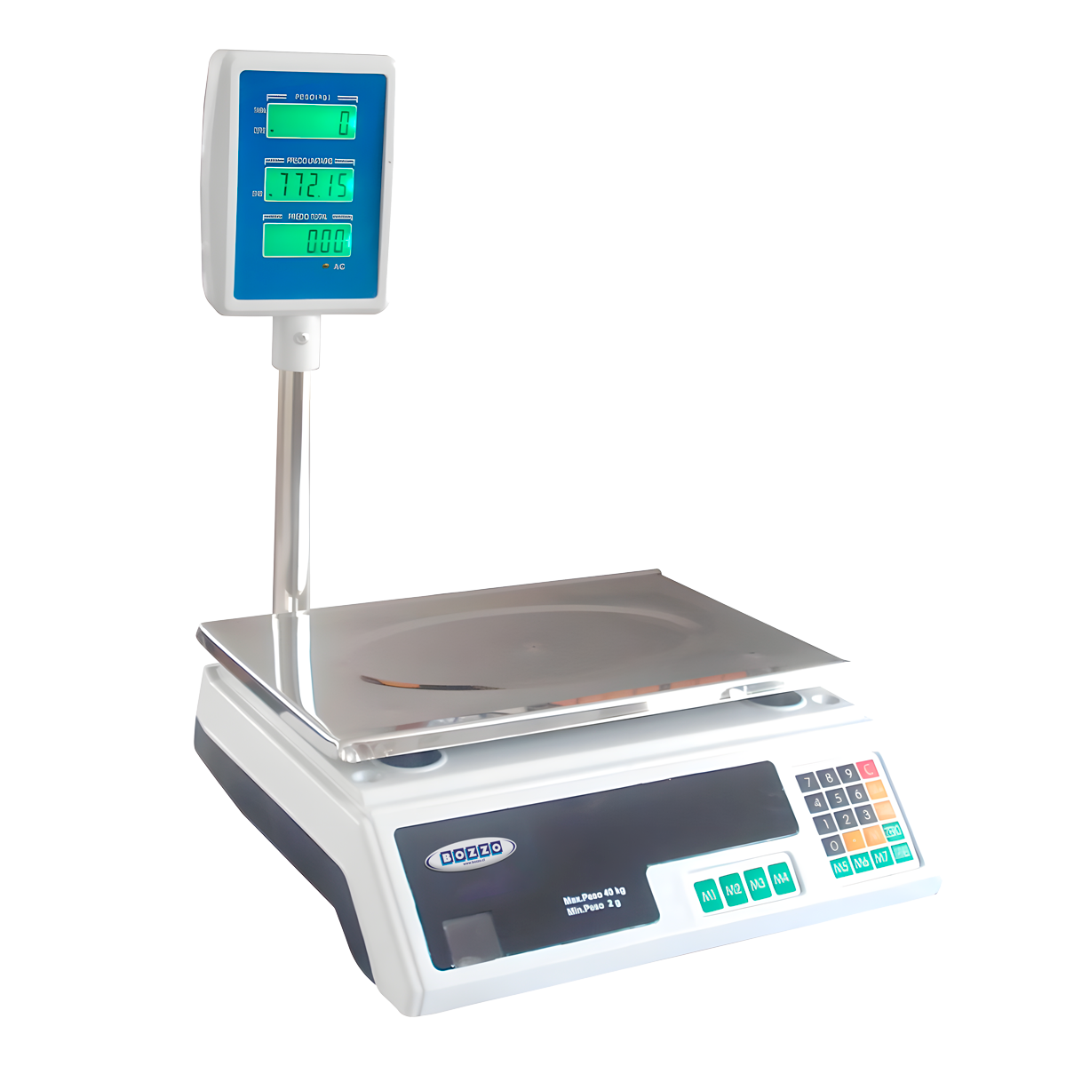 Balanza 40 Kg Con Visor Aereo,  BOZZO-2