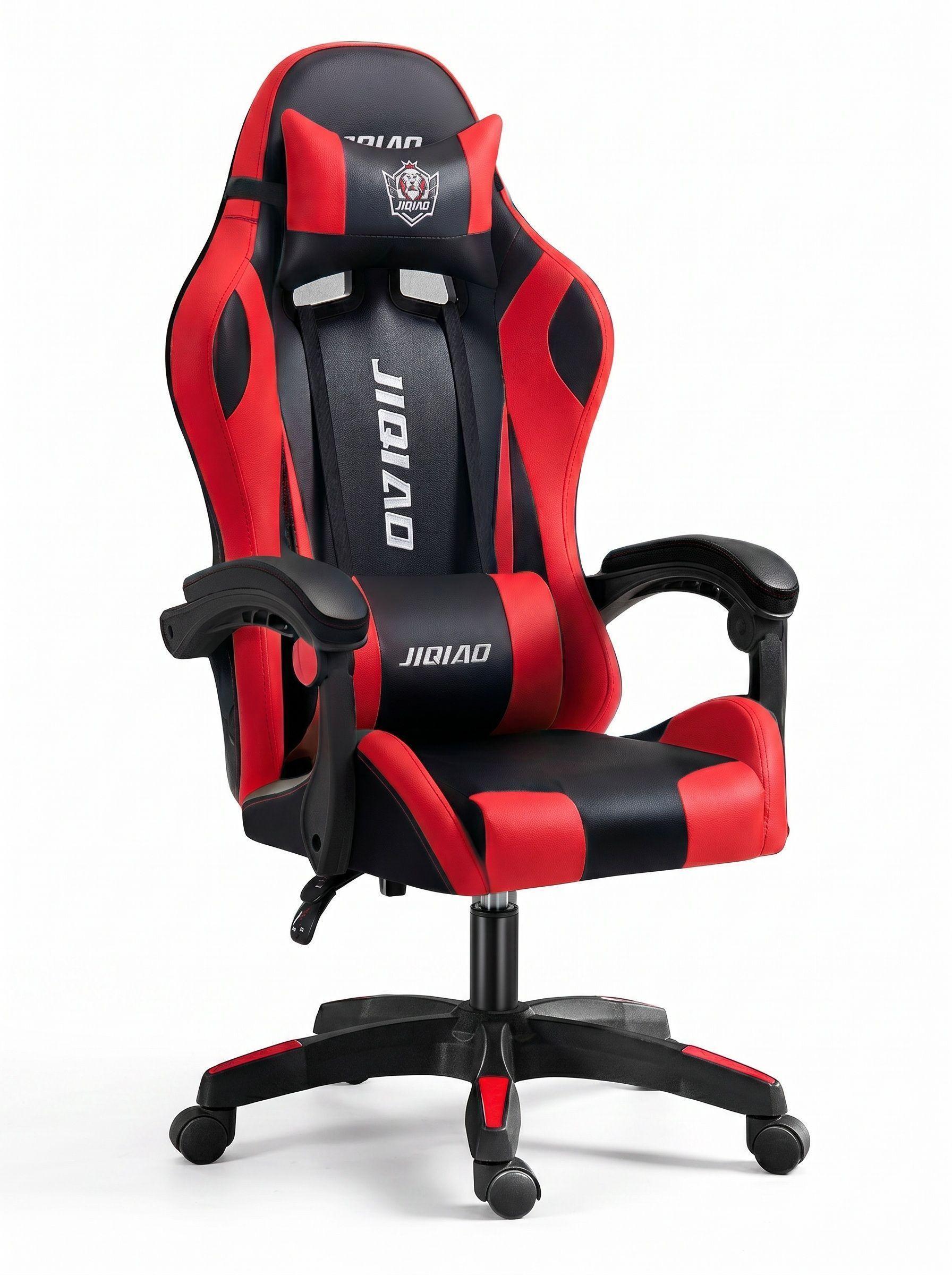 Silla Gamer Jiqiao Roja/Negro-0