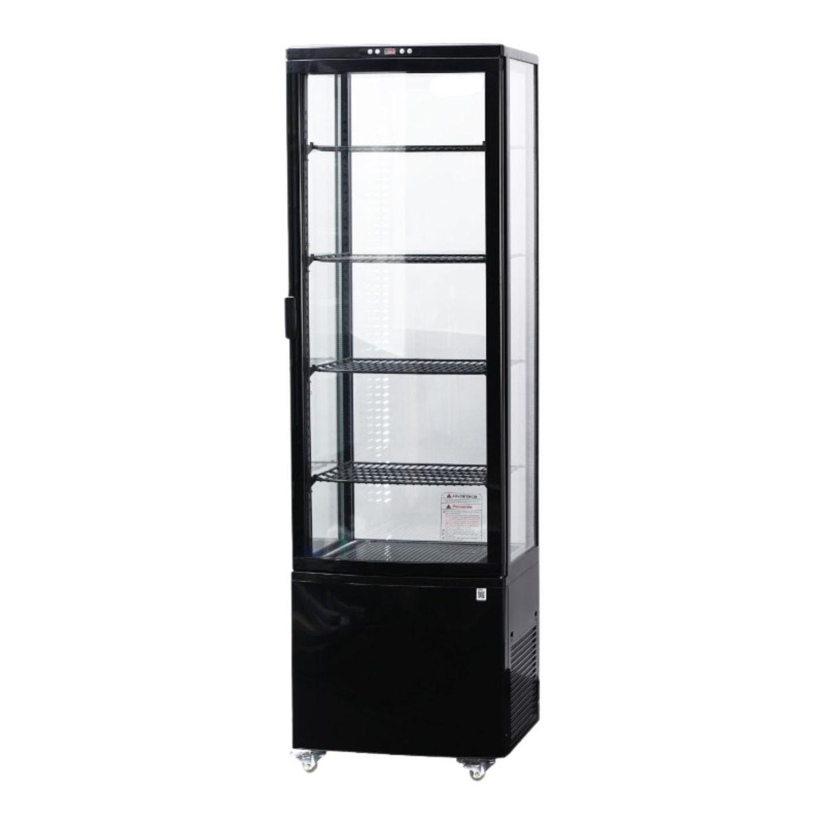 Vitrina Vertical Pastelera R-300 Negra  BOZZO-3