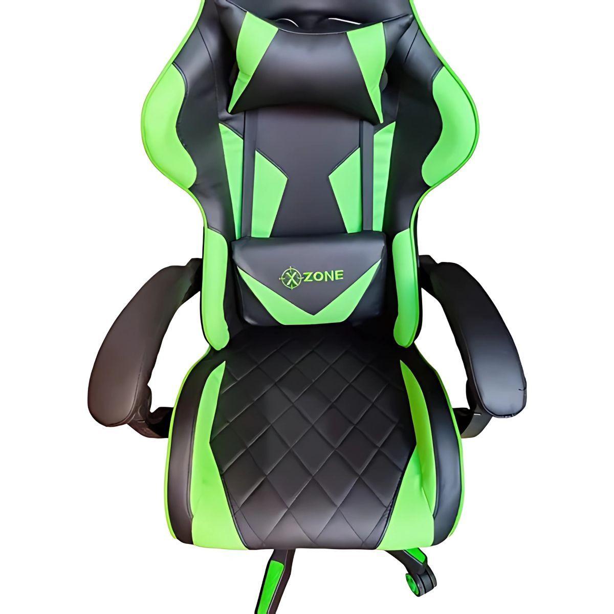 Silla Gamer Profesional X-Zone- Verde-4