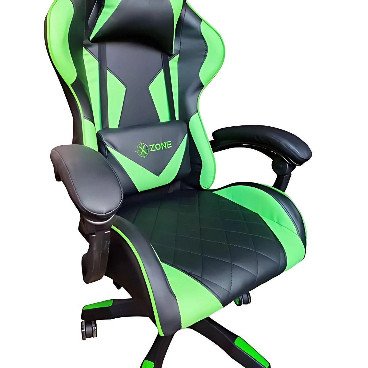 Silla Gamer Profesional X-Zone- Verde-5