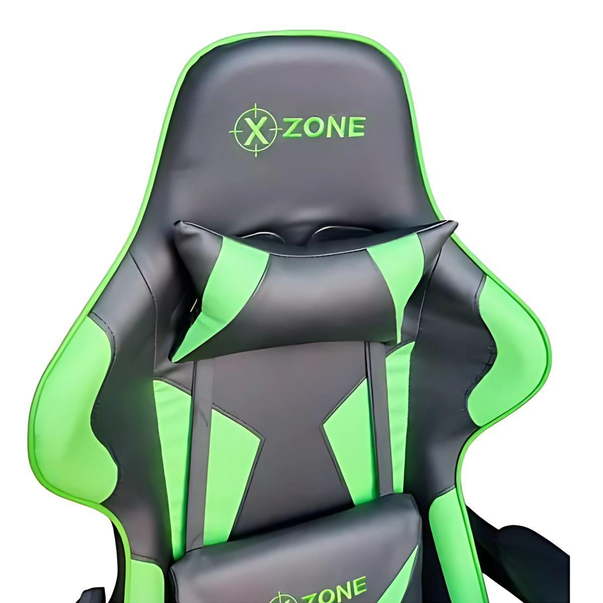 Silla Gamer Profesional X-Zone- Verde-6