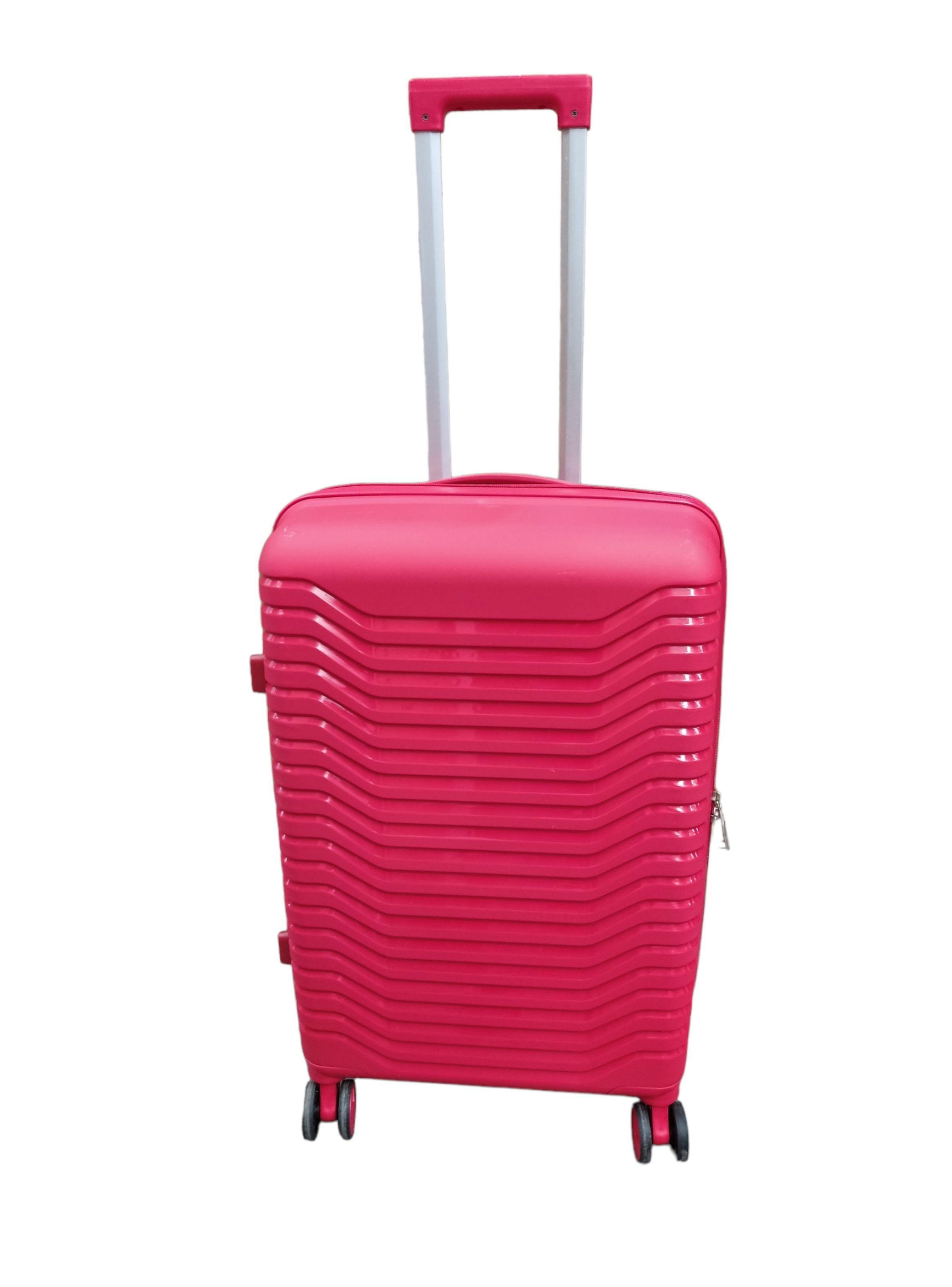 Set 3 Maletas Abs Ruedas 360° Medidas Estándar Premium- ROJO-2