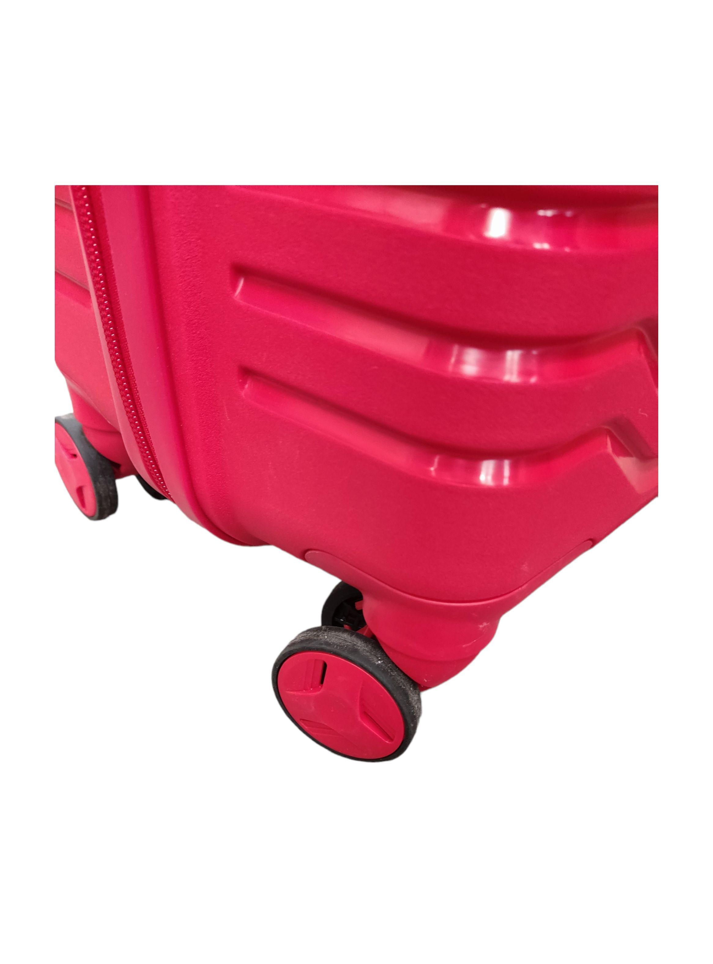 Set 3 Maletas Abs Ruedas 360° Medidas Estándar Premium- ROJO-6