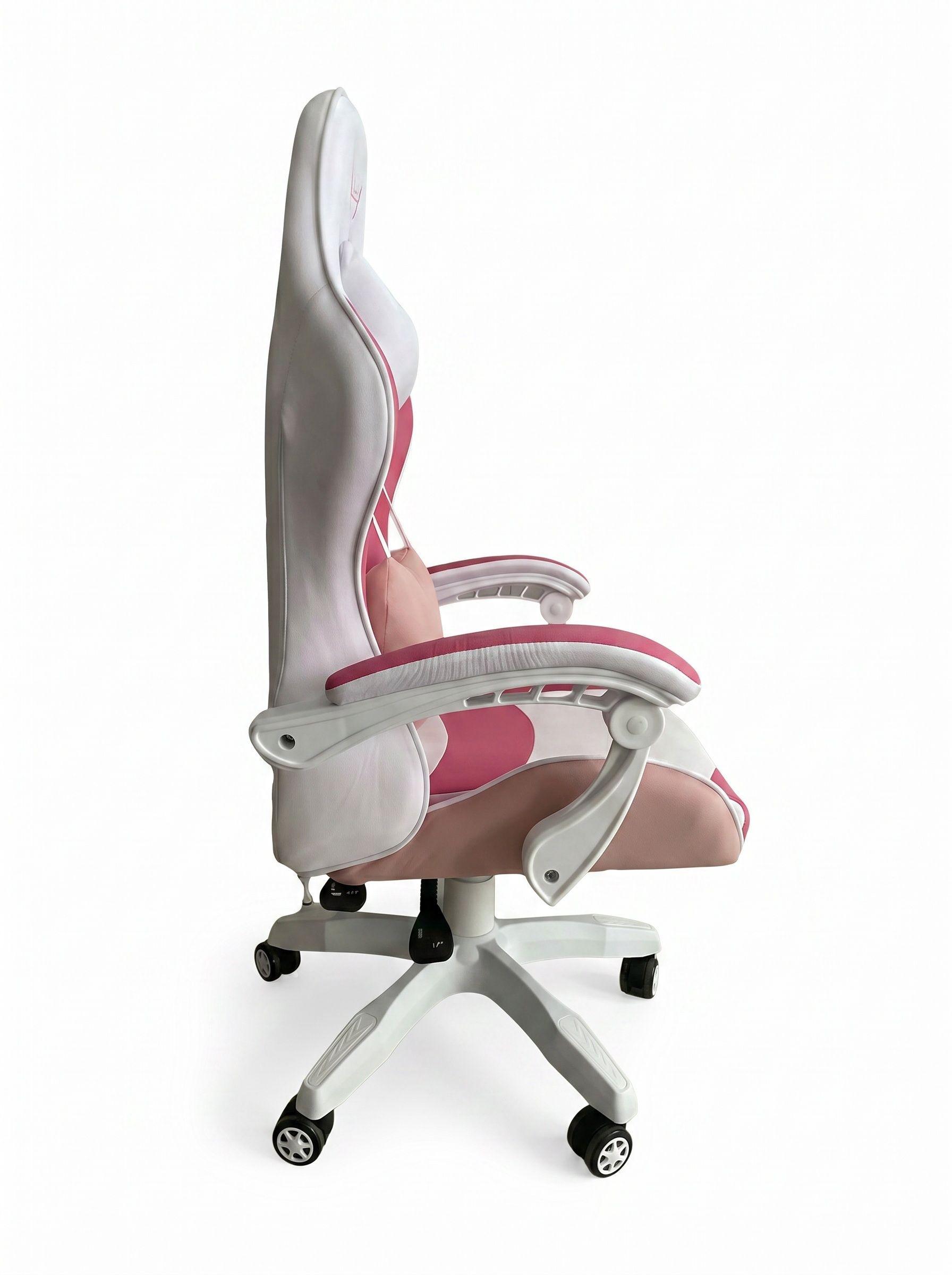 Silla Gamer Corazón Rosado-2