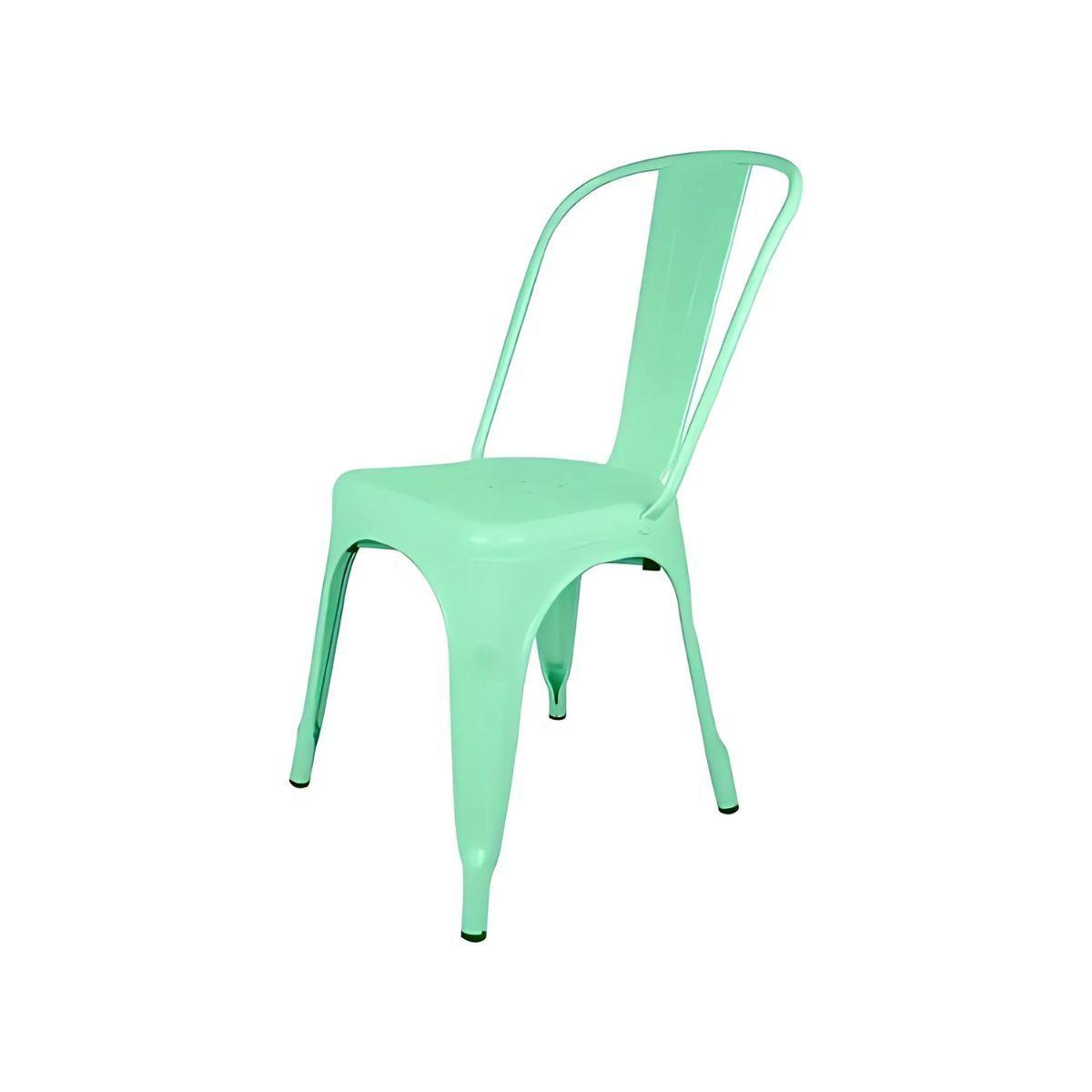 Pack 4 Sillas Tolix Color Mint, Comedor, Evento, Restaurant-2