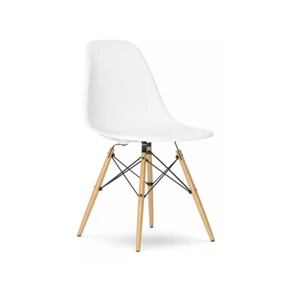 Pack 4 Sillas Eames Dsw Color Blanco, Comedor, Bar, Negocio-1