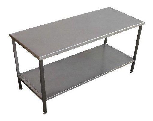 Mesón Central Acero Inox 120cm Negocio, BOZZO-0