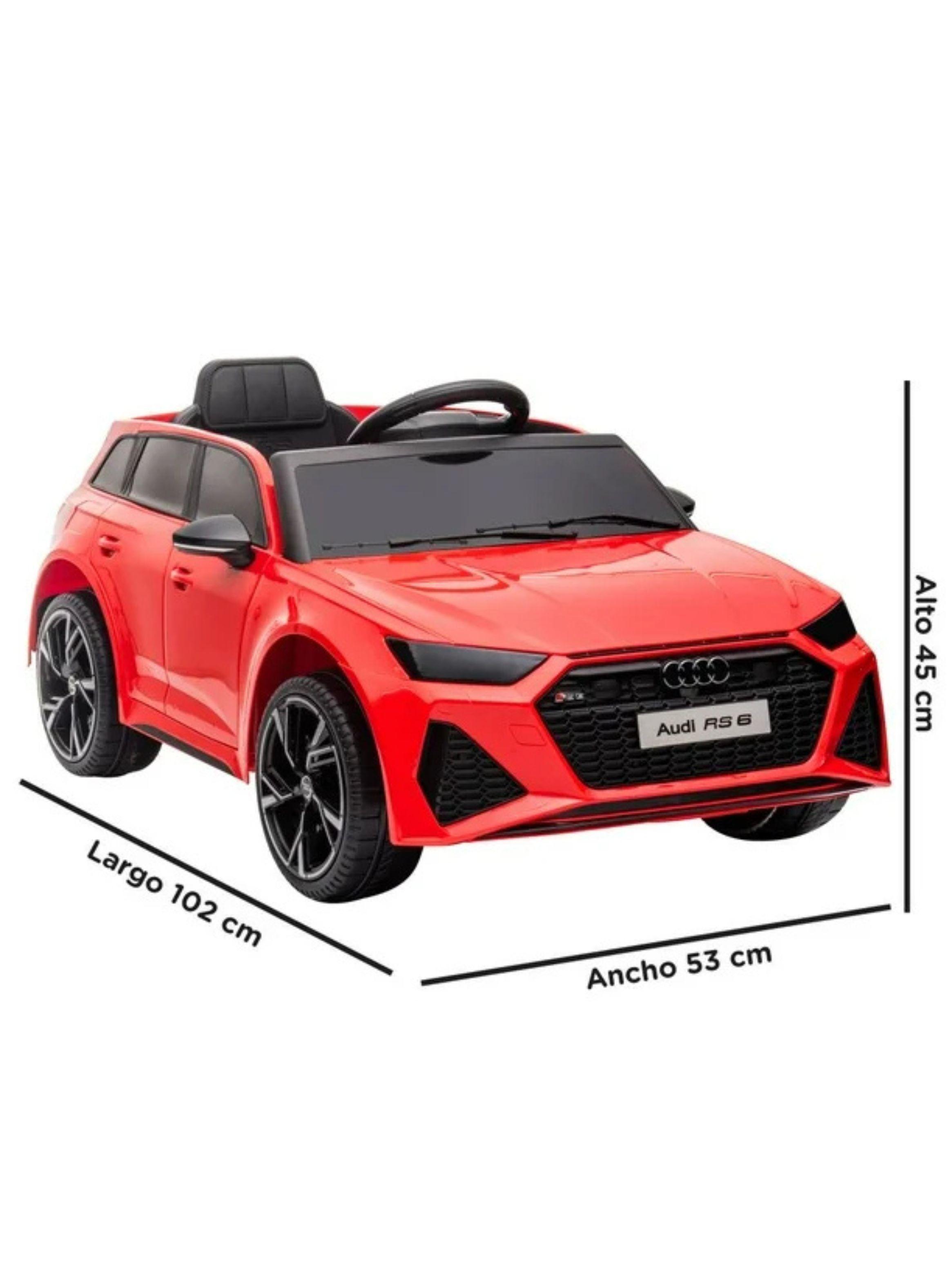 Auto Eléctrico Audi RS6- Rojo-4