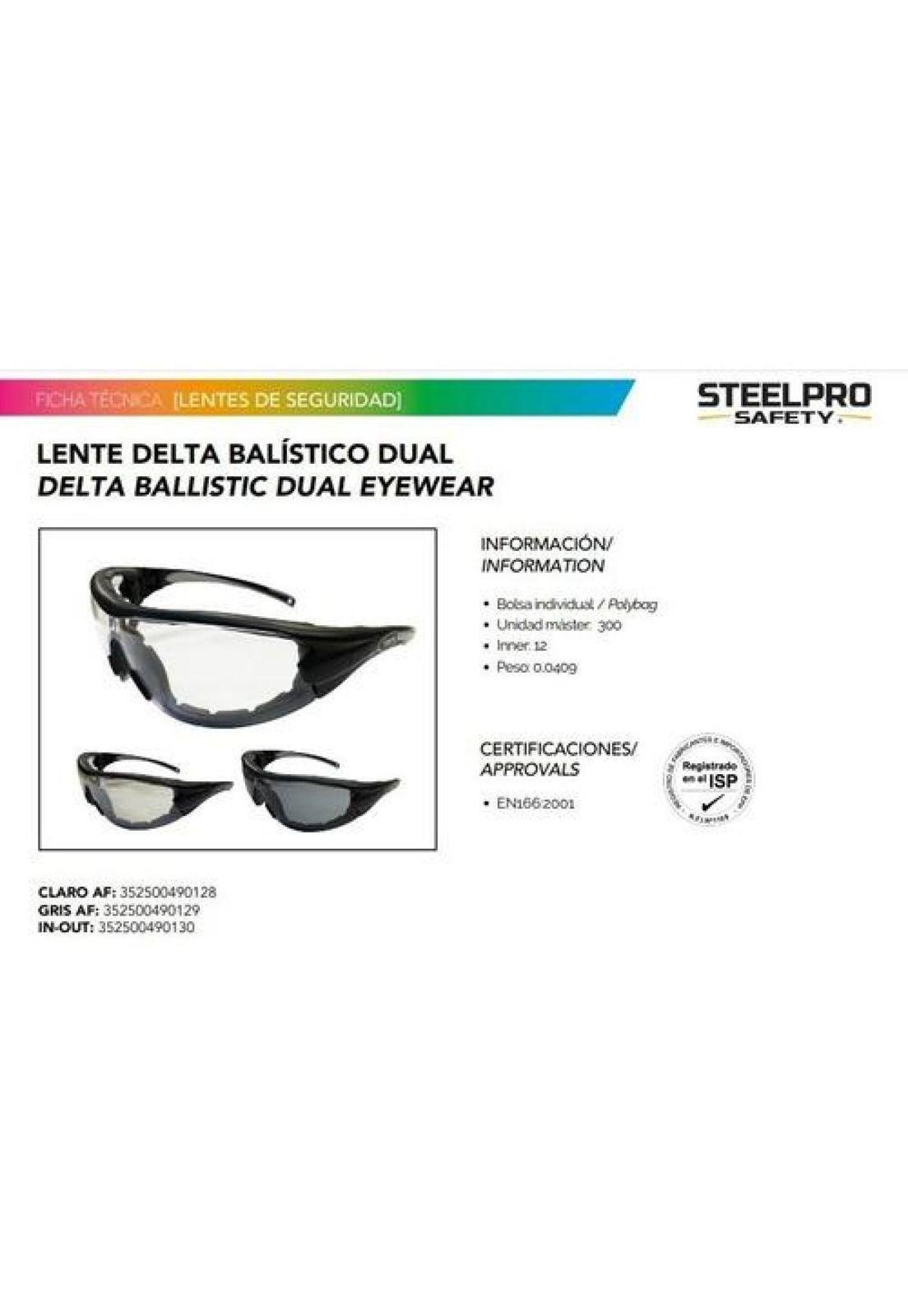 Lente Delta Af Balístico Uv-2