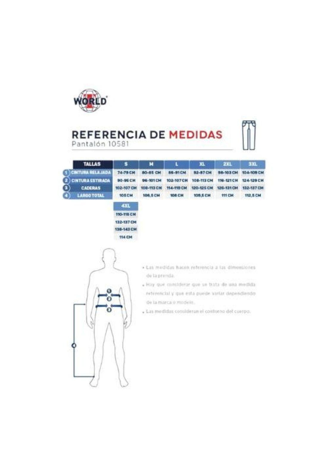 Pantalon Cargo Gabardina Practical Line-4