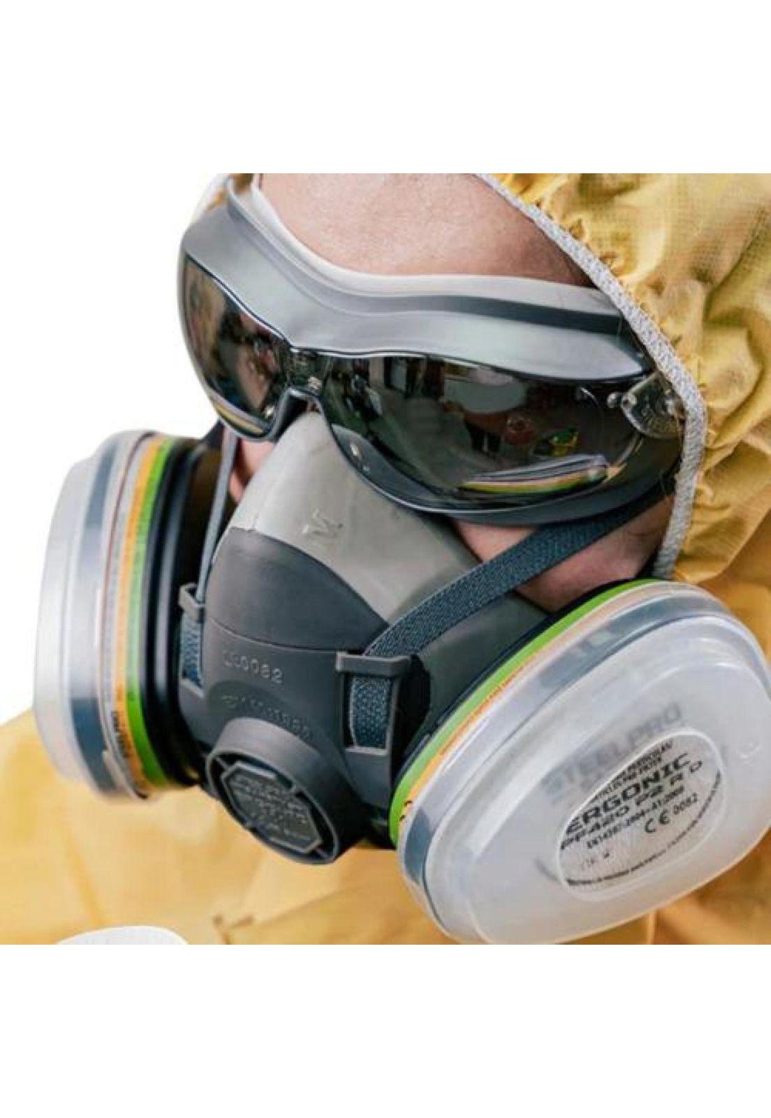 Máscara Respiratoria Medio Rostro Steelpro Ergonic 100-3
