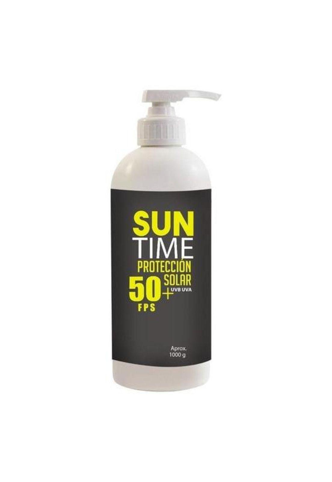 Bloqueador Solar Suntime Fps 50+ 1 Litro Con Dispensador-0