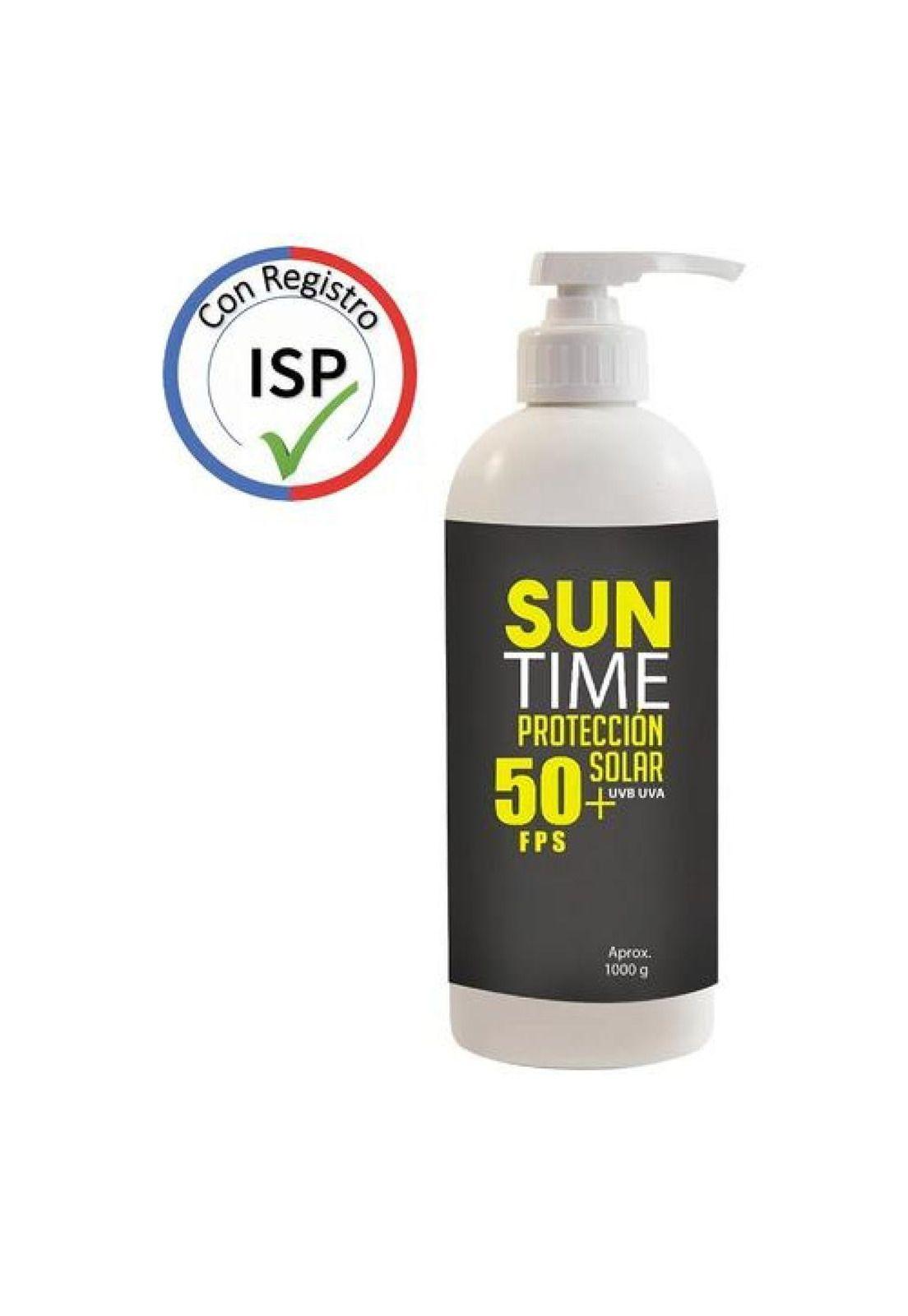 Bloqueador Solar Suntime Fps 50+ 1 Litro Con Dispensador-1