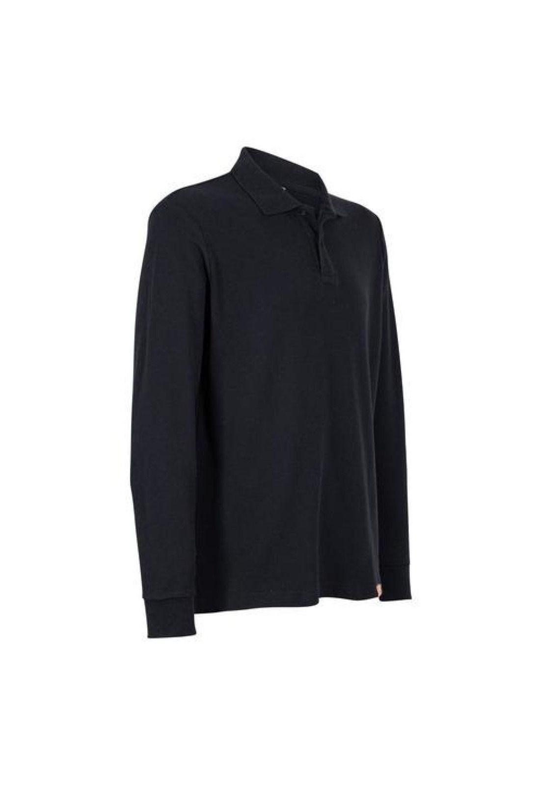 Polera Pique Hombre Manga Larga-1