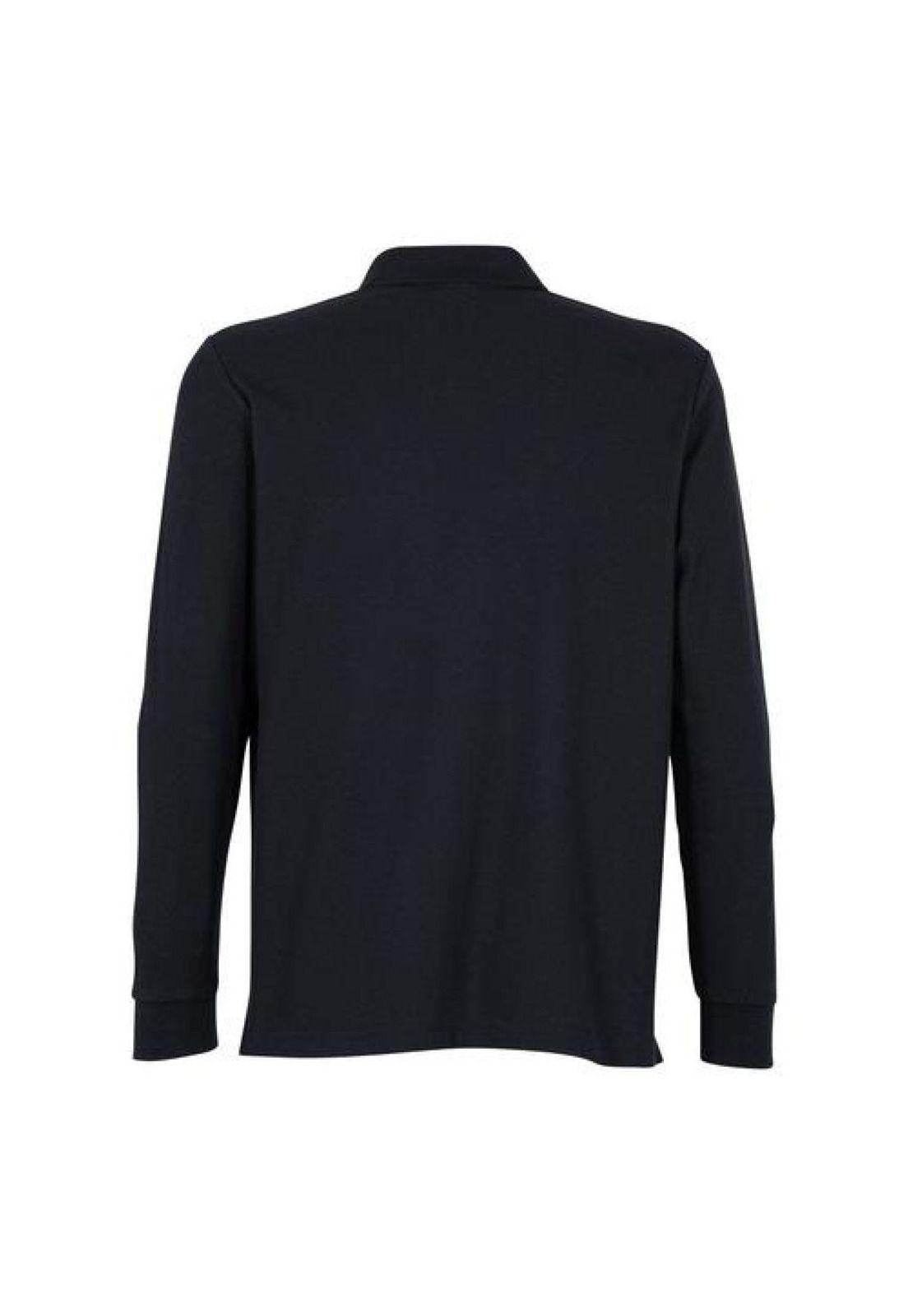 Polera Pique Hombre Manga Larga-2