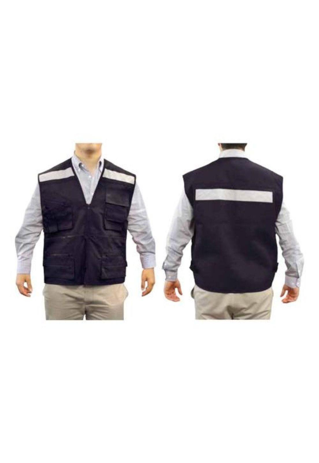Chaleco Geologo Poplin Con Cinta Reflectante-2