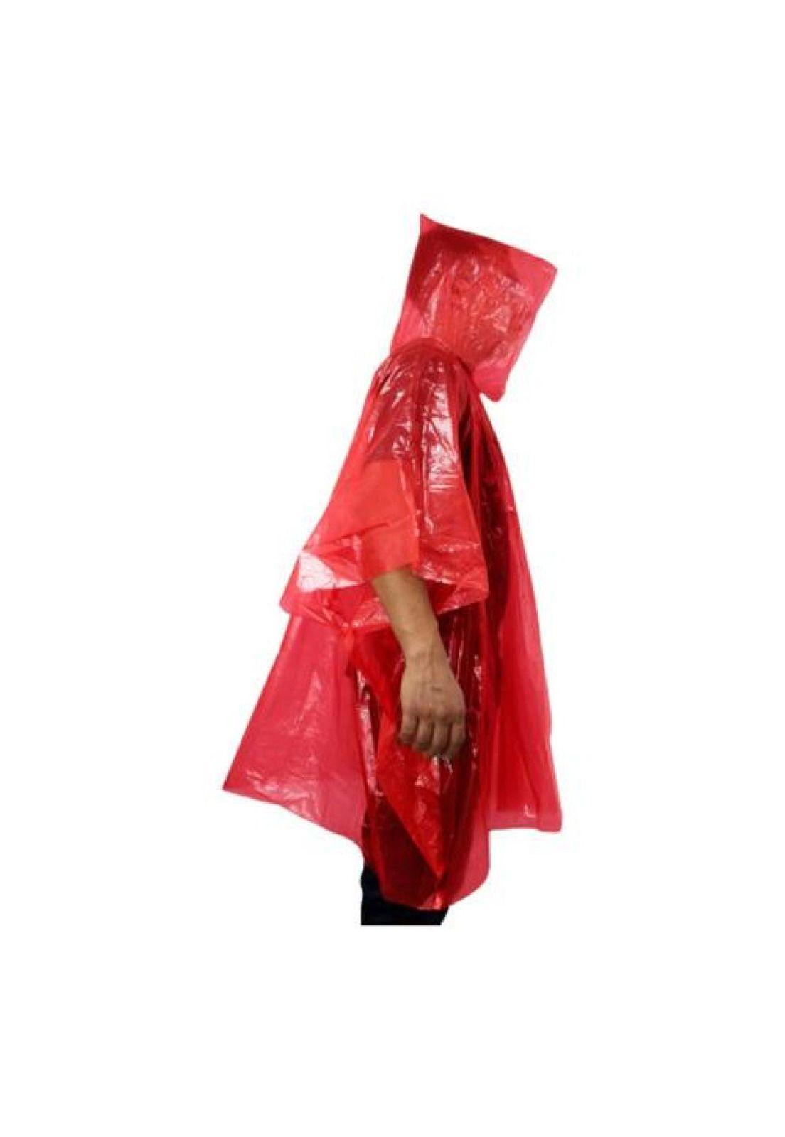 Poncho De Emergencia Alaska Rojo Adulto.-2