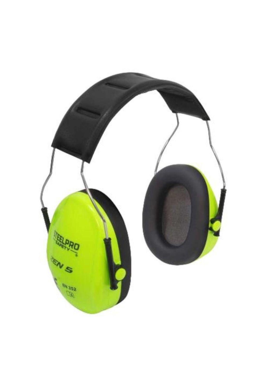 Fono Cintillo Zen 5 Steelpro Amarillo Fluor Snr 24db-3