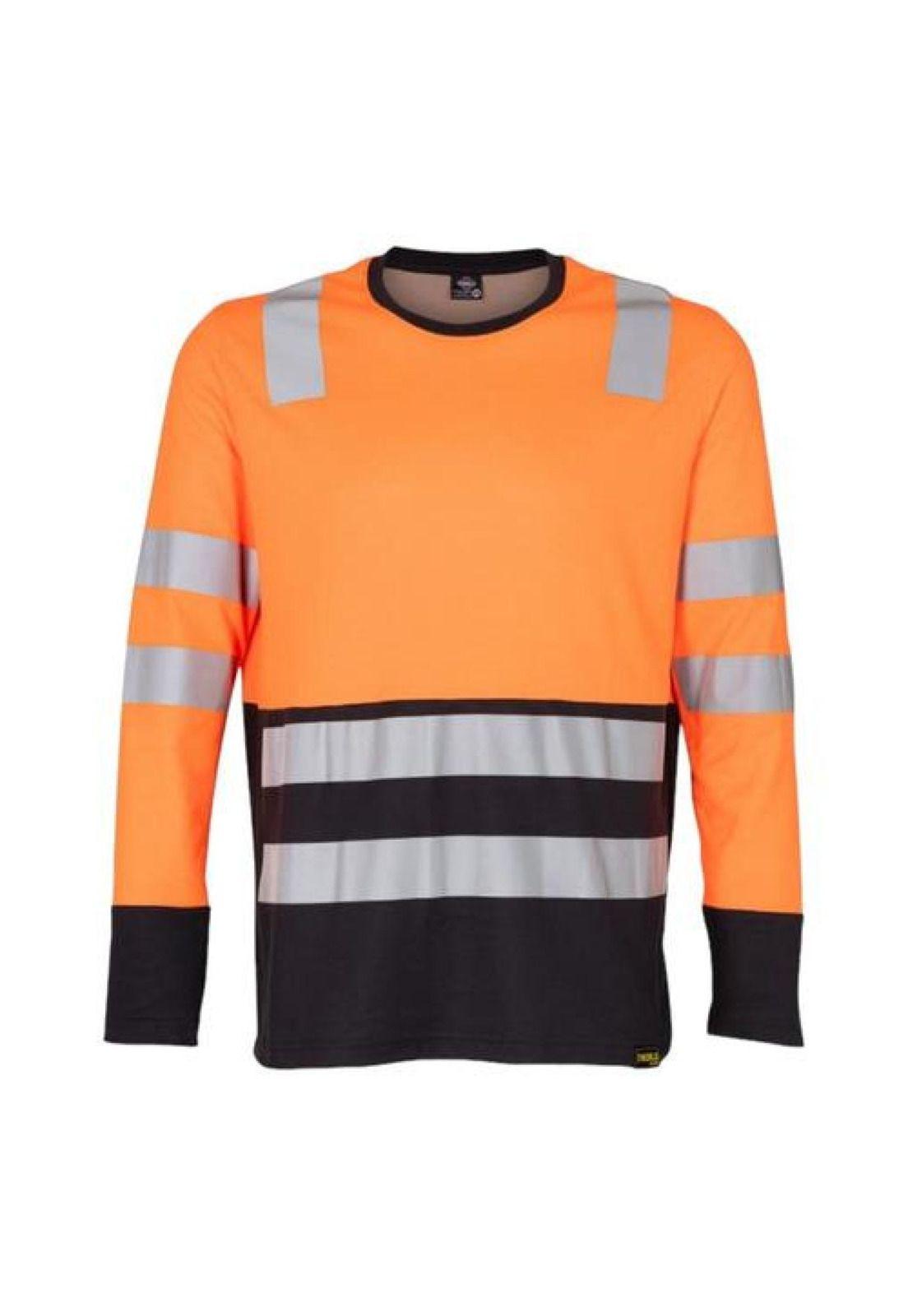 Polera Polo Alta Visibilidad Bi Color M/l Hombre-0