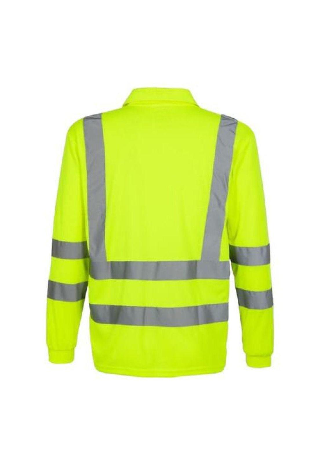Polera Piqué Dry Fit Manga Larga Con Cinta Reflectiva-3