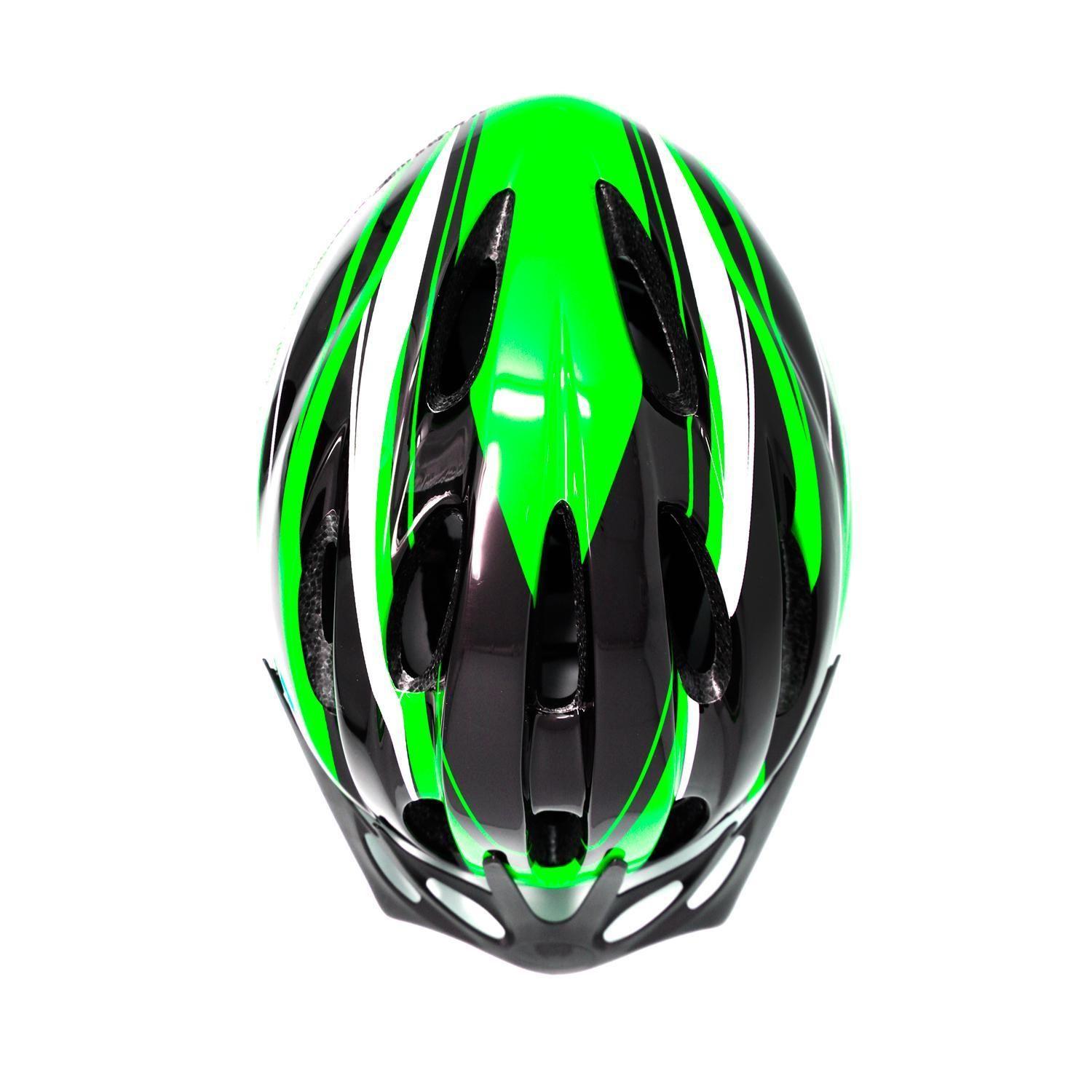 Casco Radical Mountain MTB V10 Negro Verde S 55-56cm-3