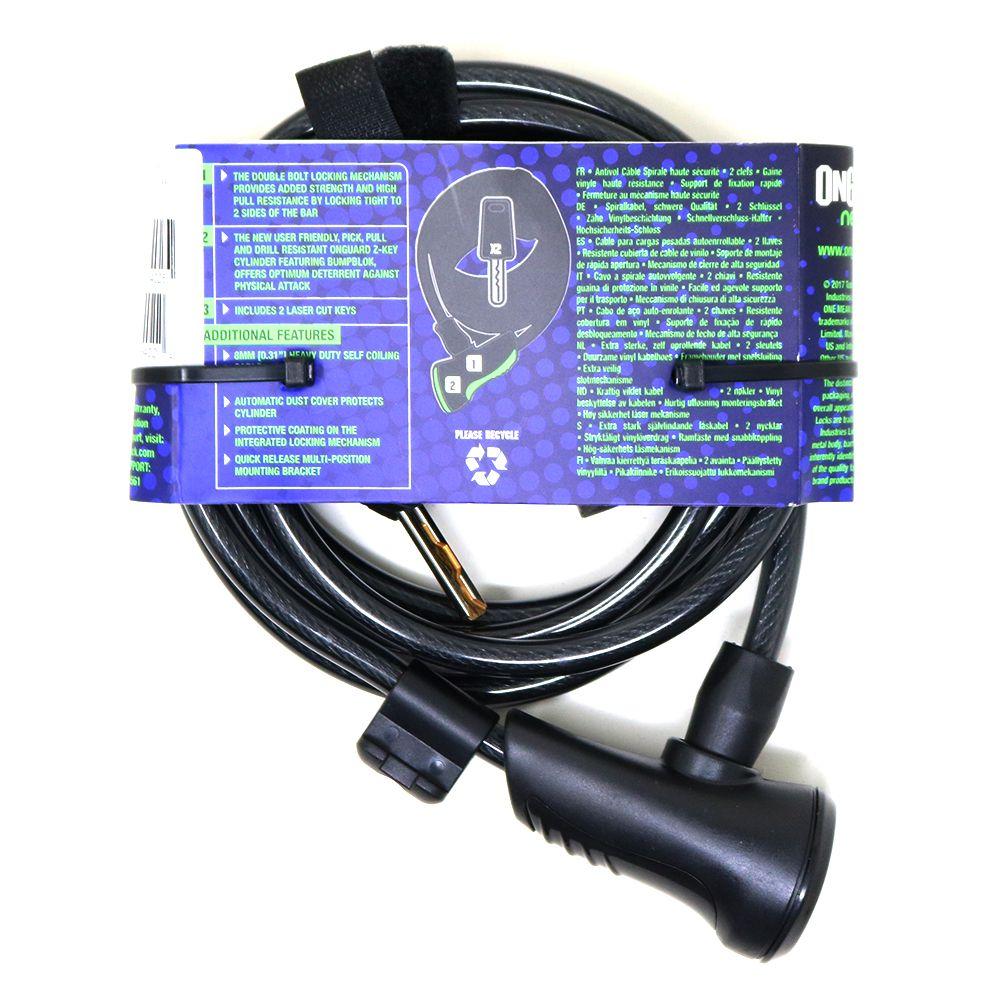 Candado OnGuard Llave Espiral NS Coil 180cmX8mm-2