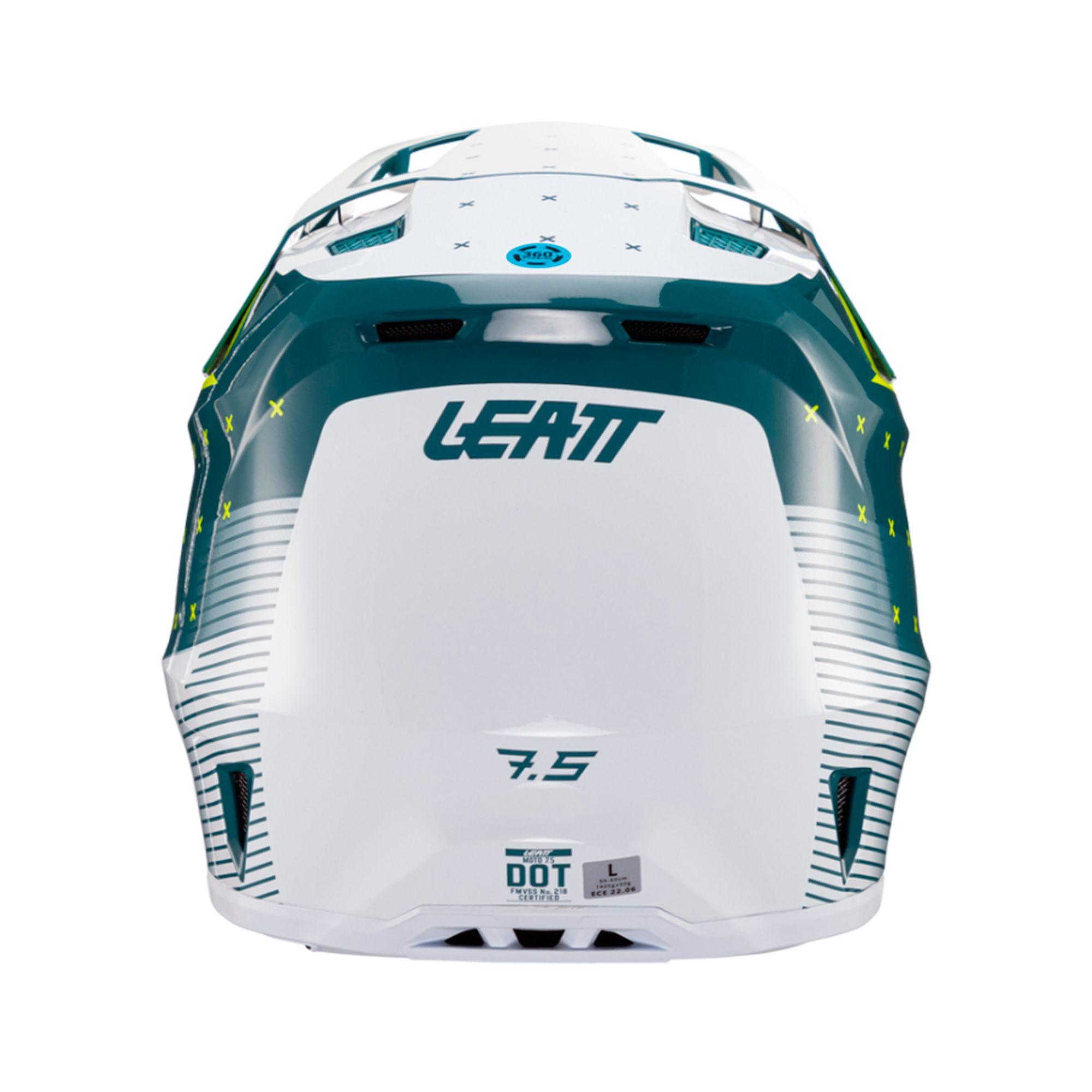 Kit Leatt Casco Con Antiparra Moto 7.5 V24 Acid Fuel S-2