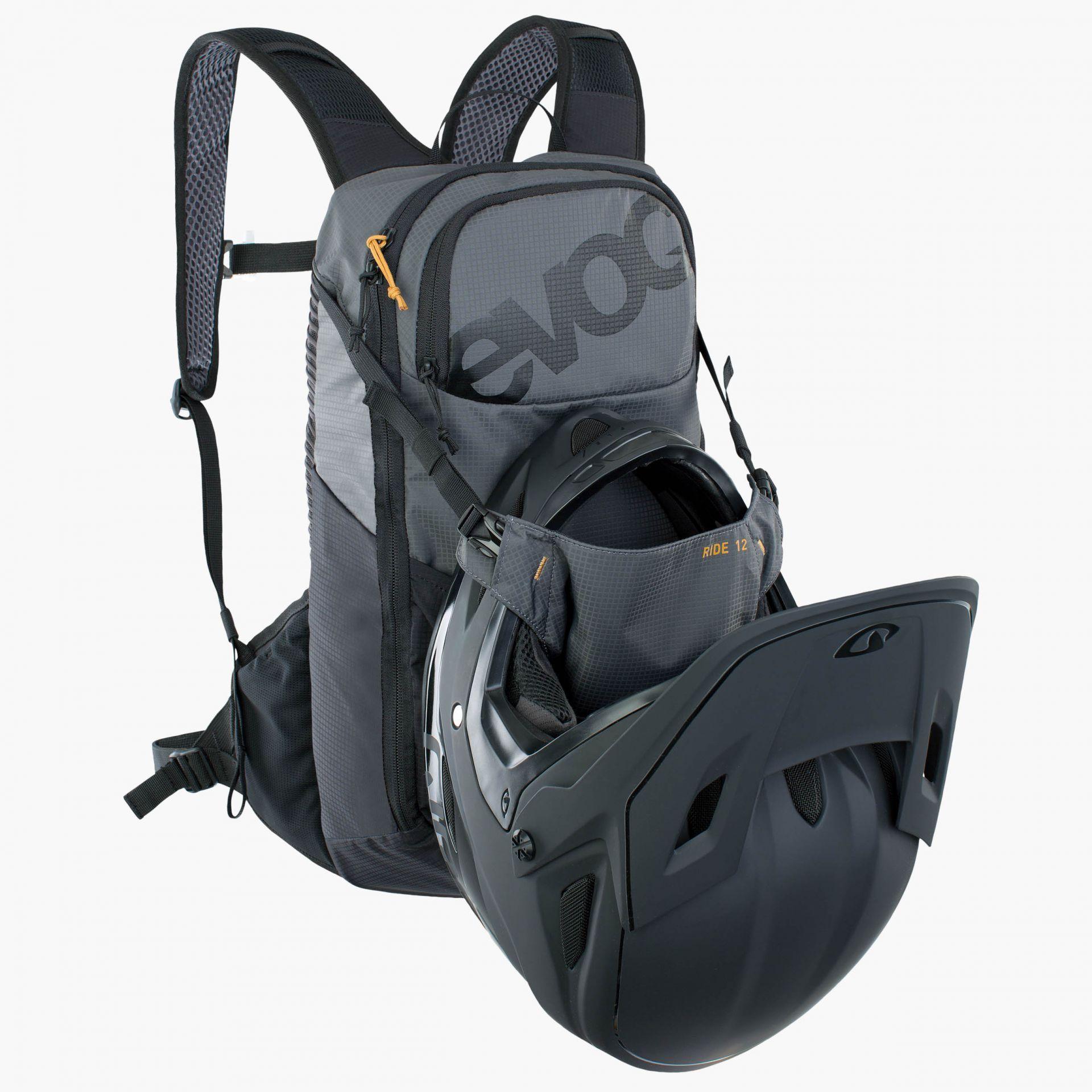 Mochila Ride 12 Carbon Grey/Black EVOC-2