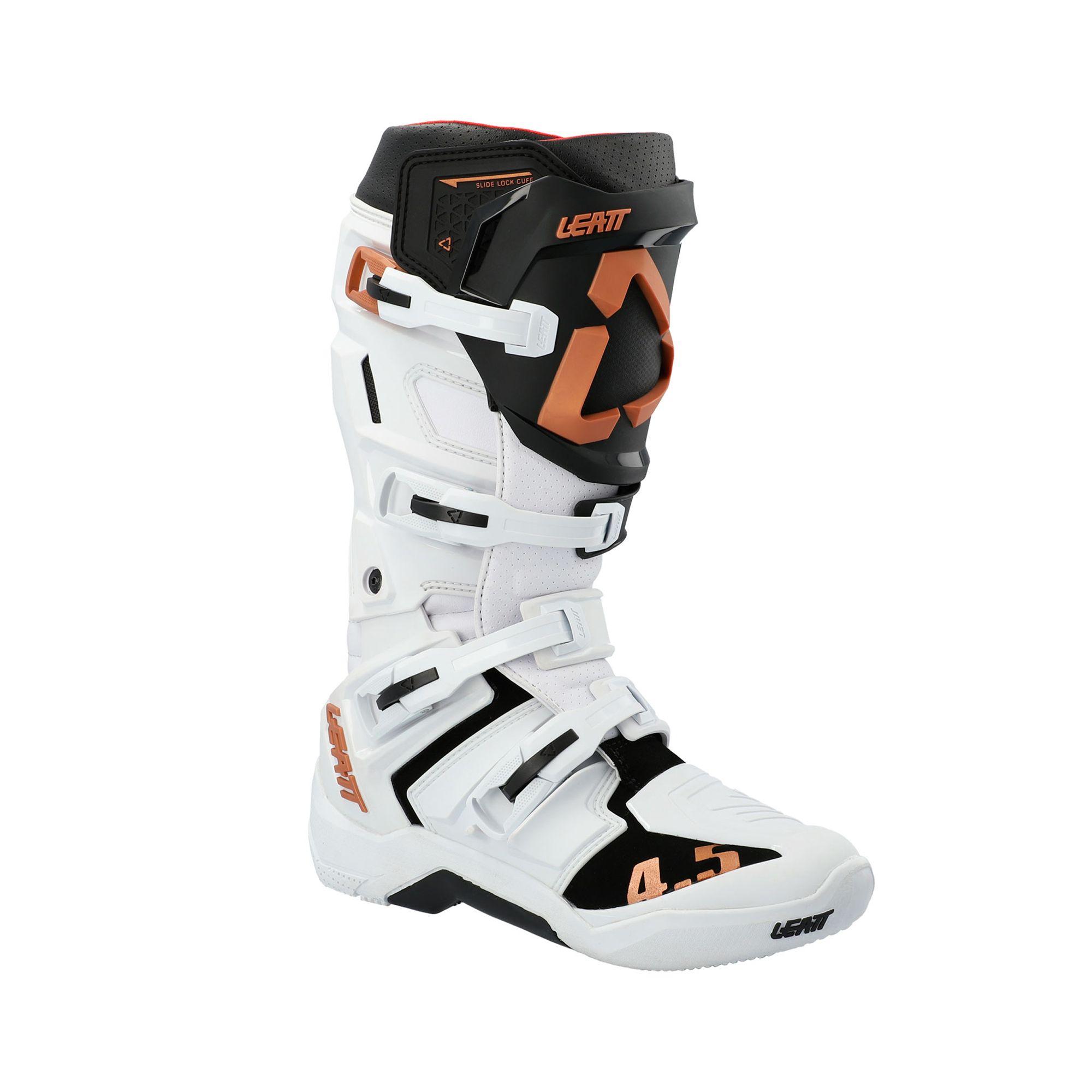Botas Leatt 4.5 Motociclismo MX Blanco-0
