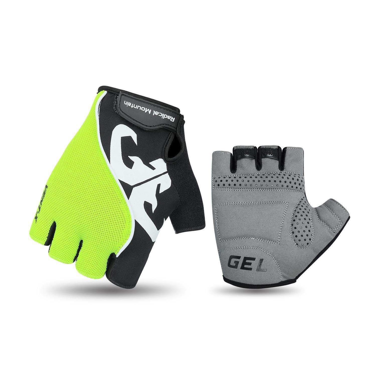 Guantes Radical Mountain Corto 1454 Blanco/Verde L-0