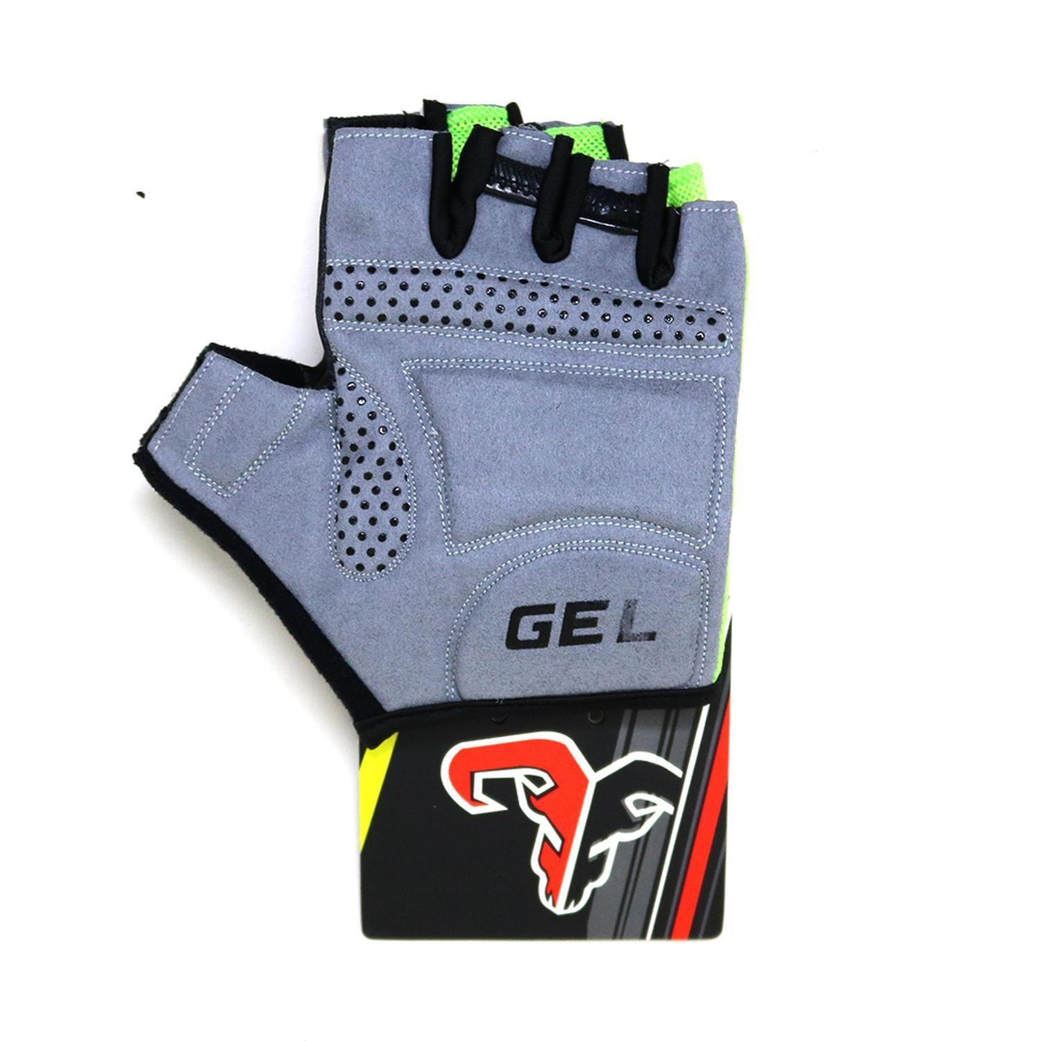 Guantes Radical Mountain Corto 1454 Blanco/Verde L-2