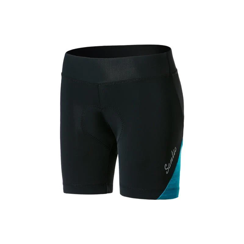 Calza Santic Mujer Corta Jmu Negro-2