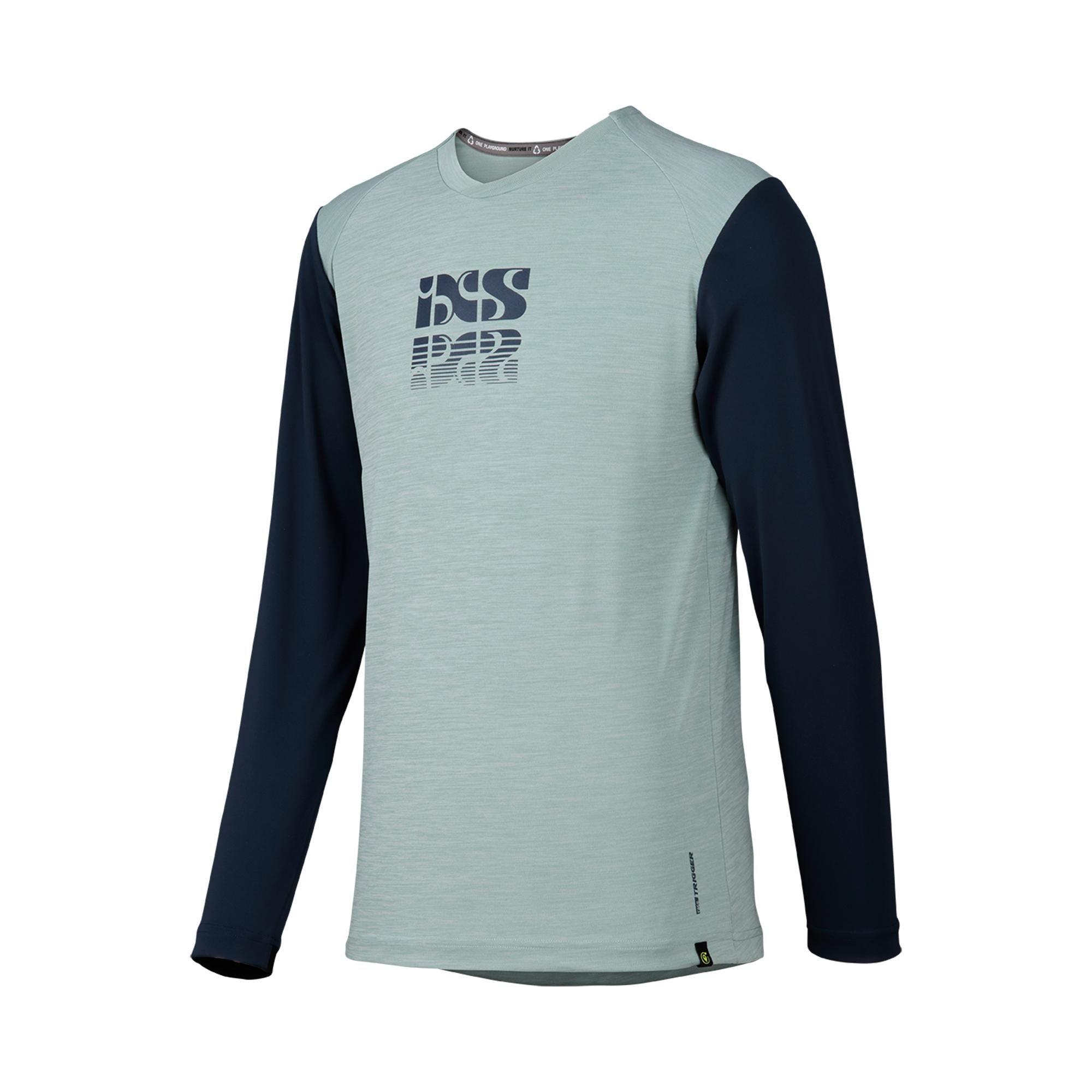 Jersey Kids Trigger X L/S Jade-Marine KS IXS-0