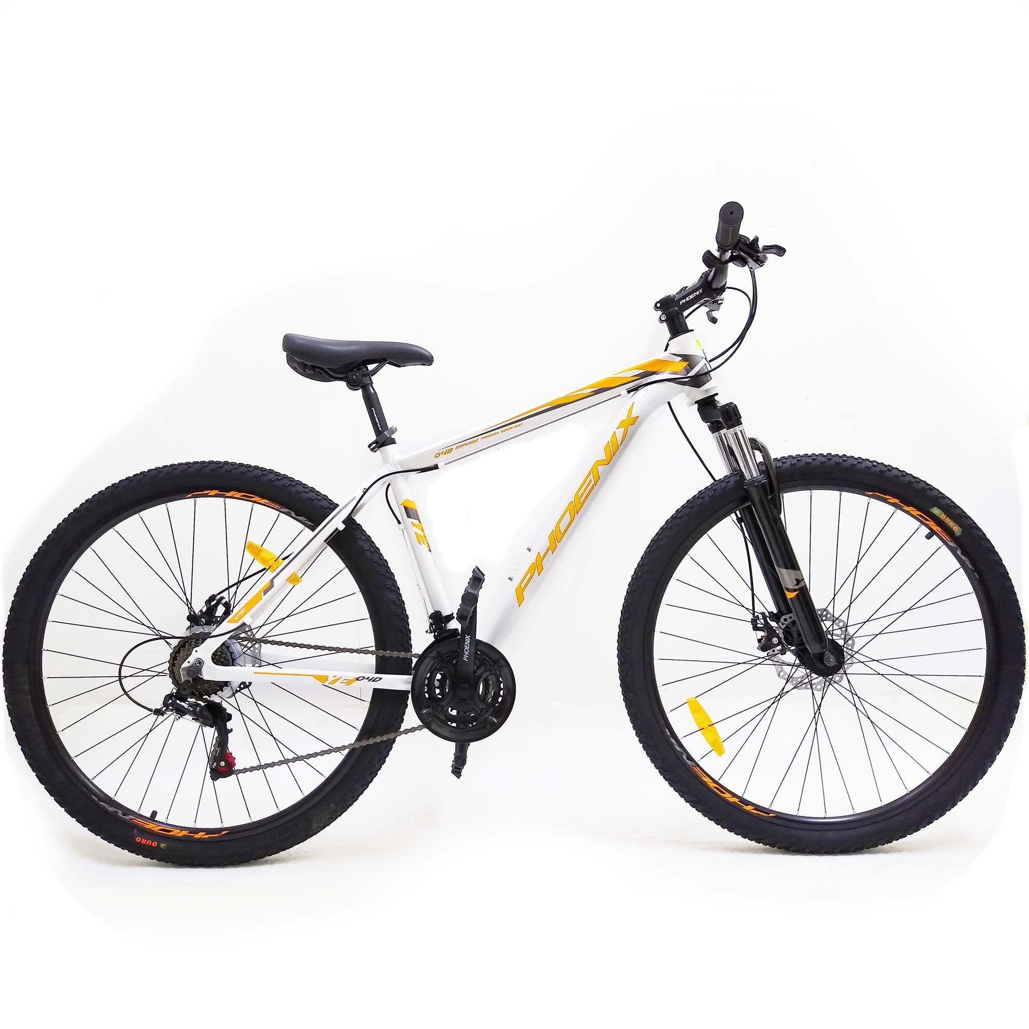 Bicicleta Phoenix MTB Aro 29" 21 Velocidades Blanco/Naranjo-0