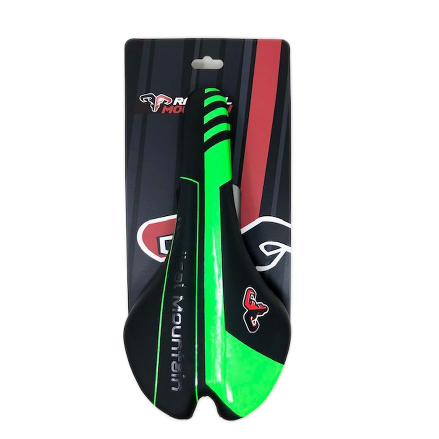 Asiento MTB Negro/Verde Radical Mountain-3