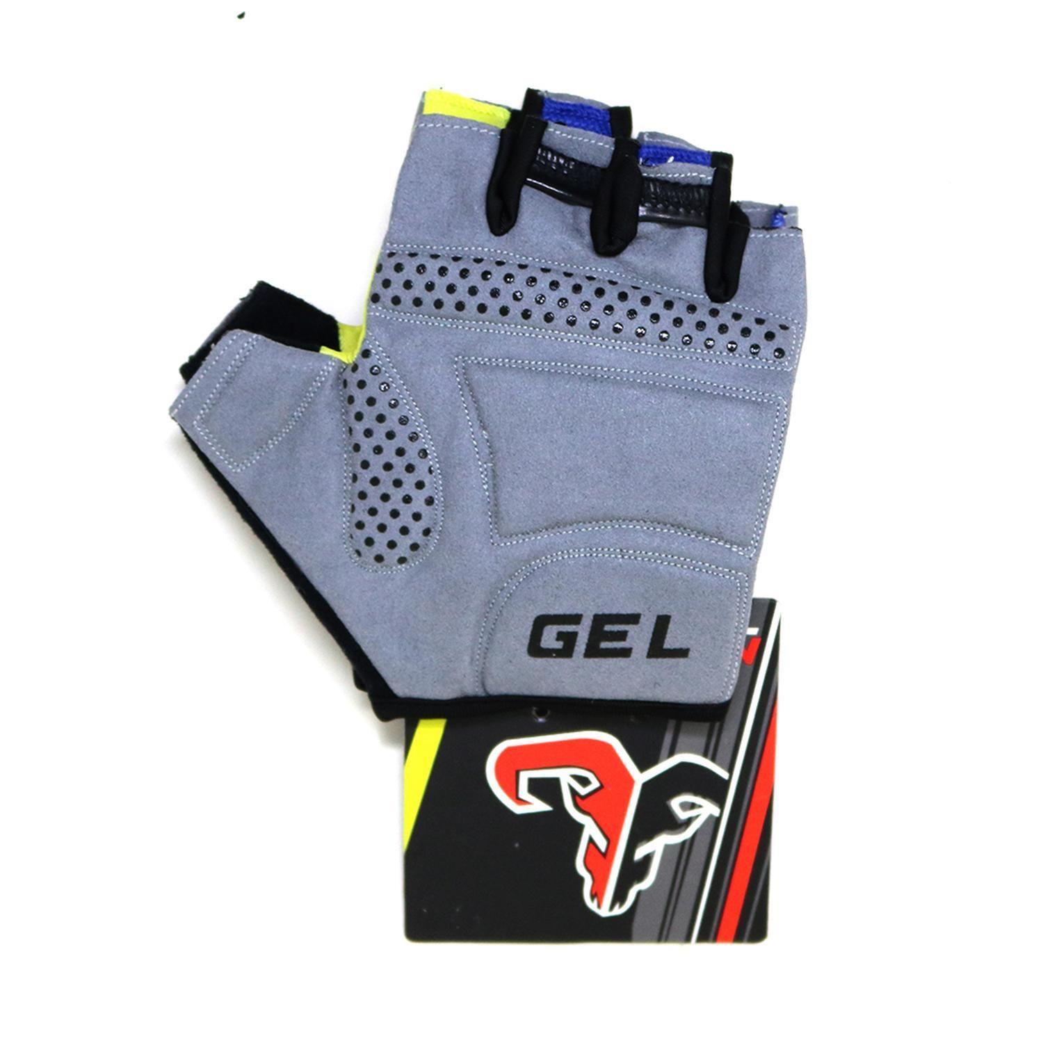 Guantes Radical Mountain Corto 1454 Amarillo/Azul M-2