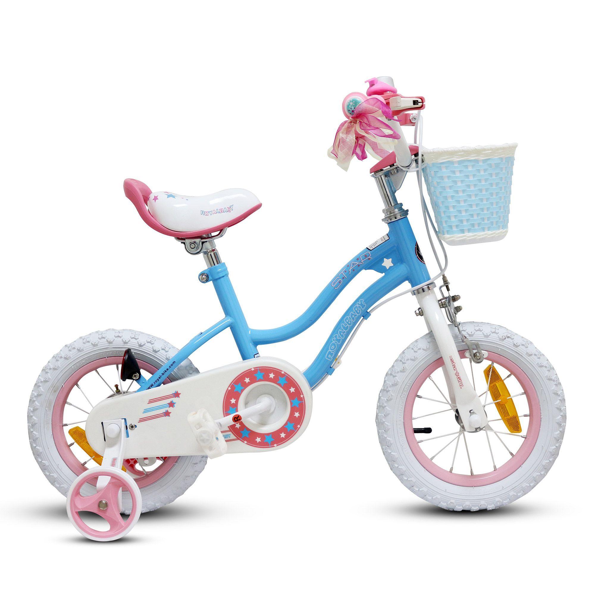 Bicicleta Royal Baby Niña Star aro 12 Azul-0