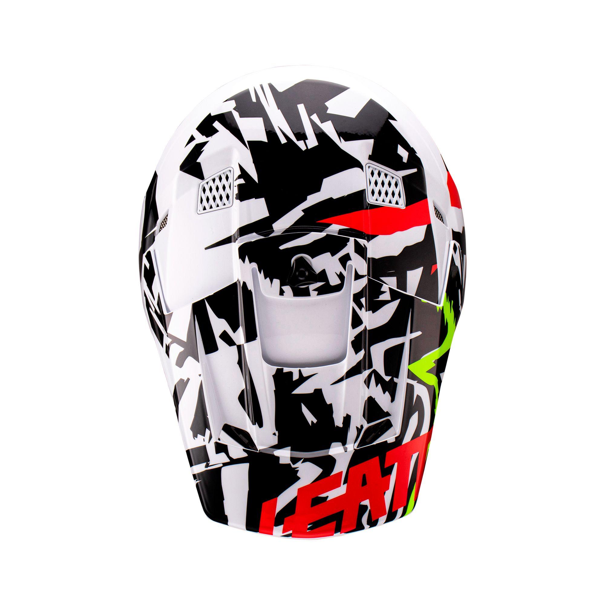 Kit Leatt Casco Con Antiparra Moto 3.5 V23 Zebra XL-3
