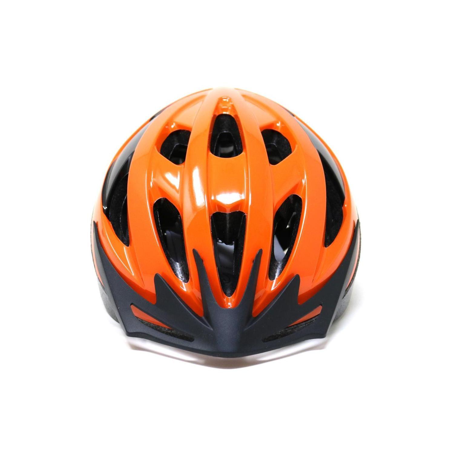 Casco Radical Mountain MTB NT Con Luz Naranjo Negro M 56-57cm-0